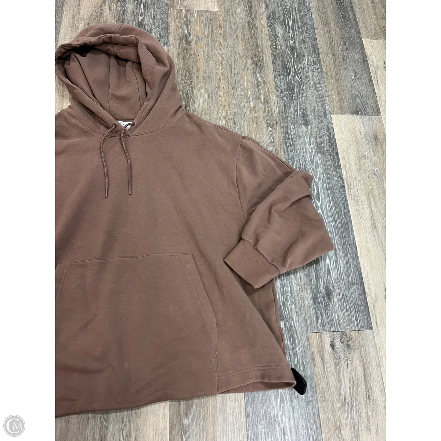 Athletic Sweatshirt Hoodie By Athleta In Brown, Size: 2x