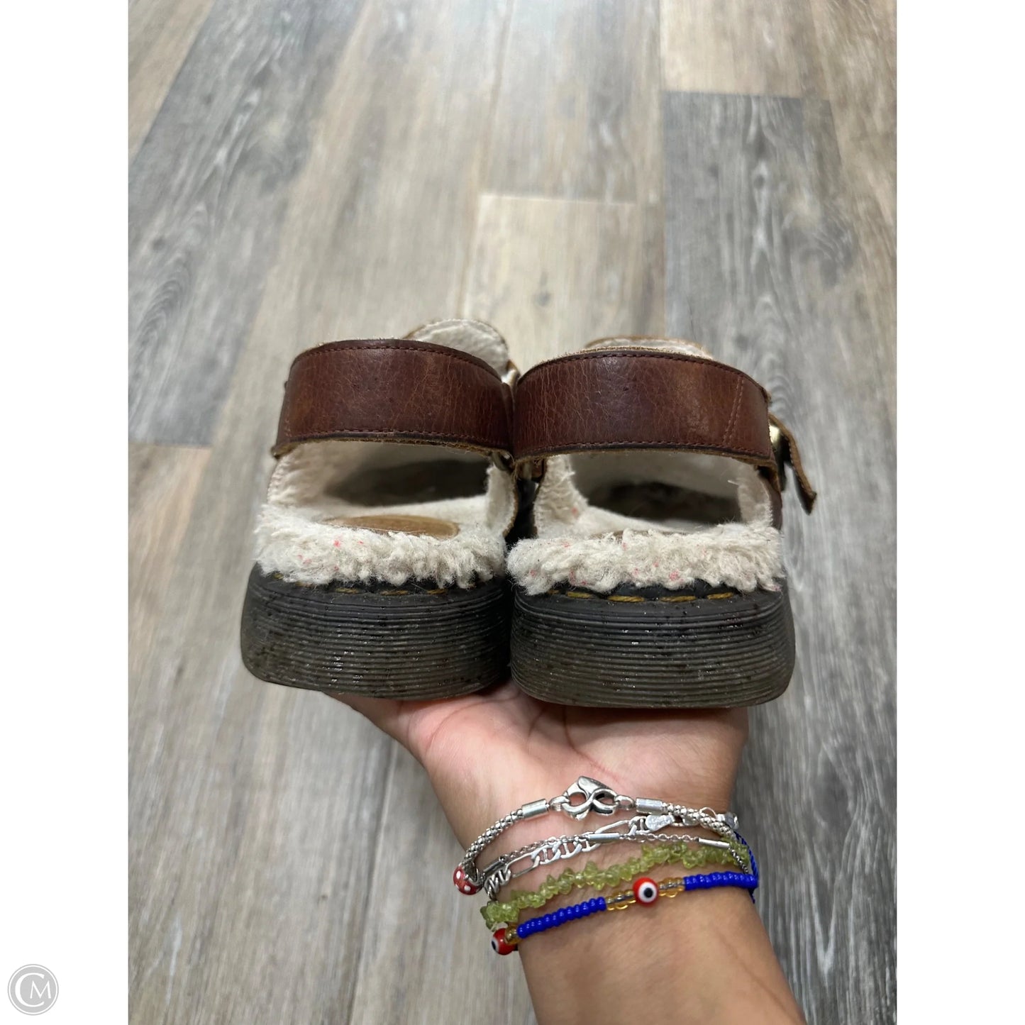 Shoes Flats By Dr Martens In Brown, Size: 7