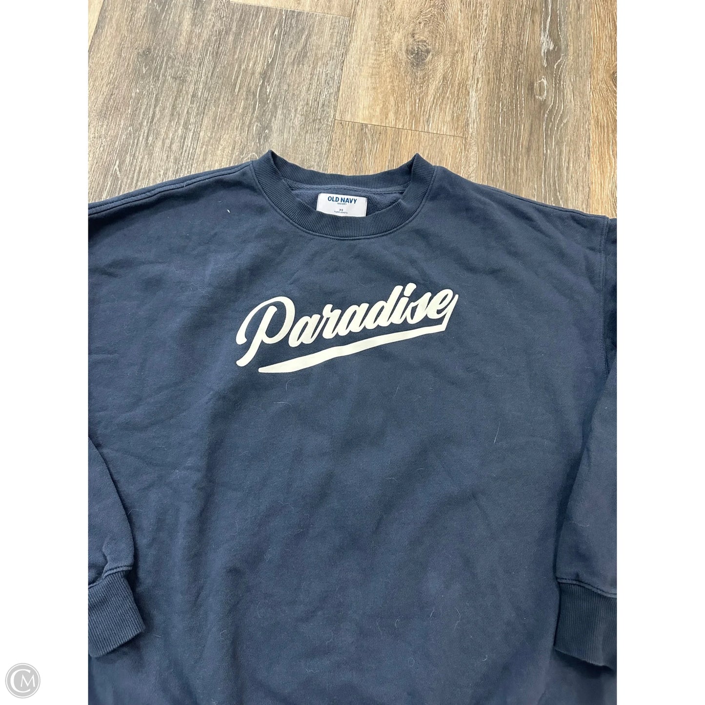Sweatshirt Crewneck By Old Navy In Navy, Size: Xs