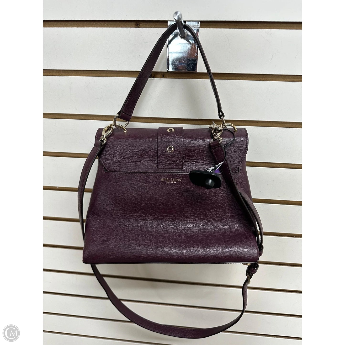 Handbag Leather By Henri Bendel, Size: Medium