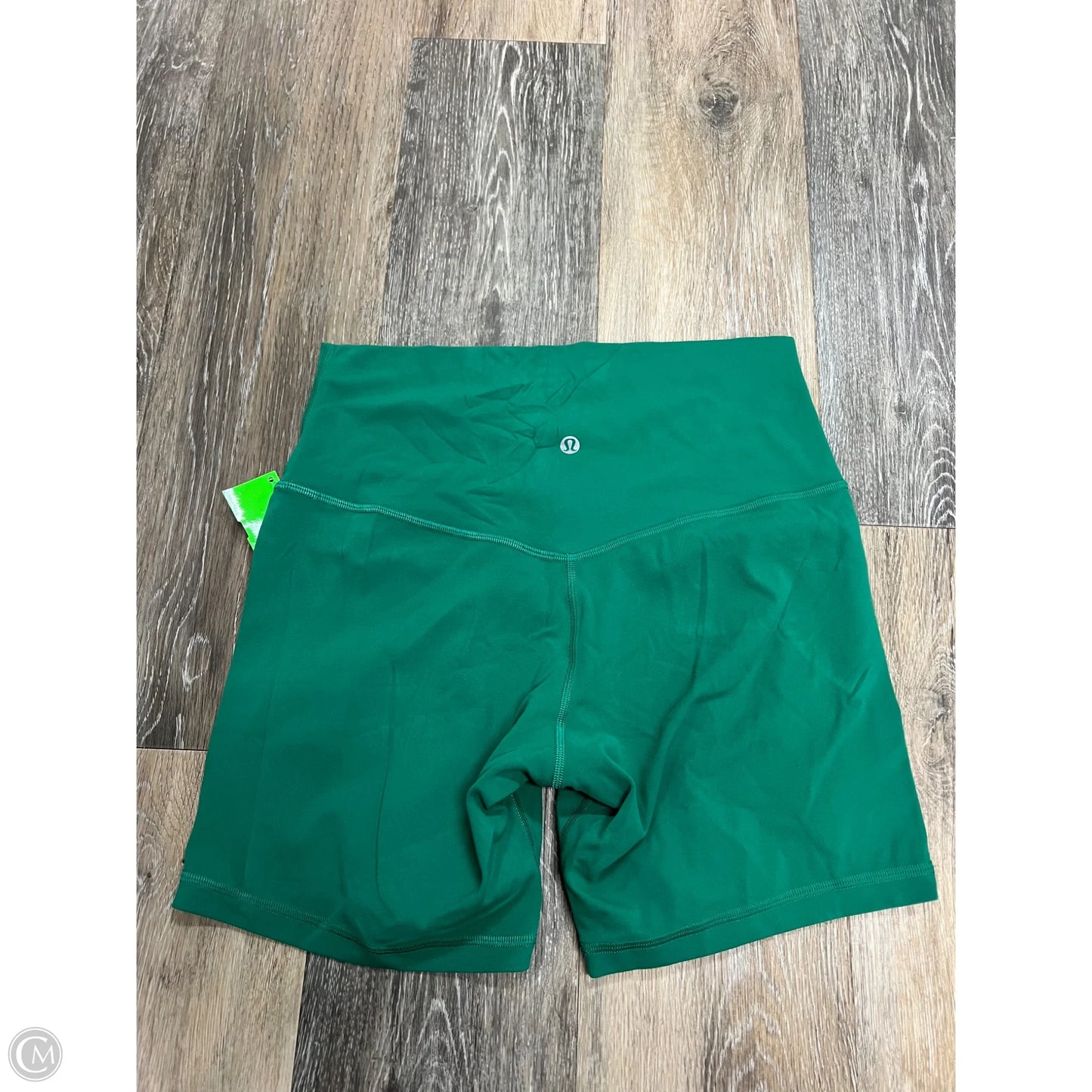Athletic Shorts By Lululemon In Green, Size: 8