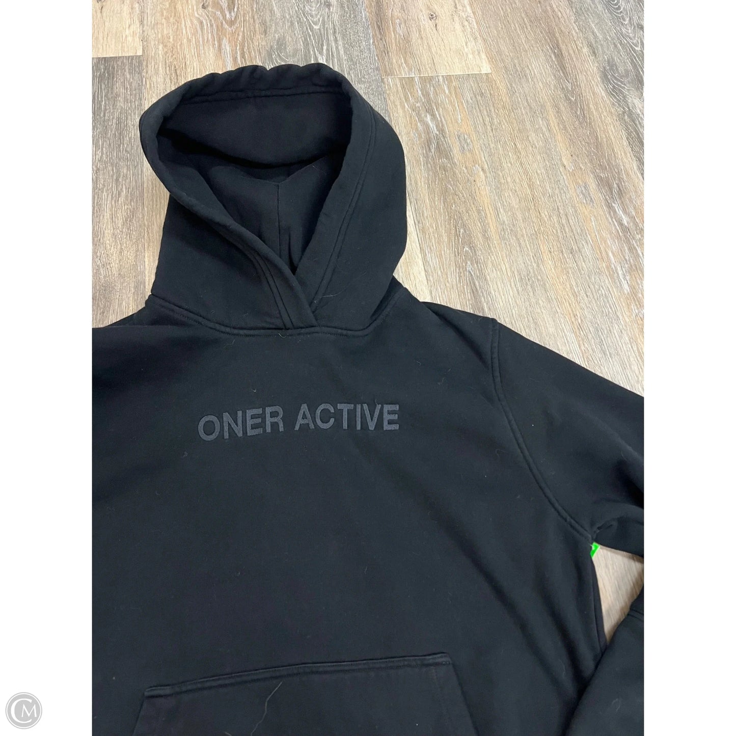 Athletic Sweatshirt Hoodie By Oner Active In Black, Size: S