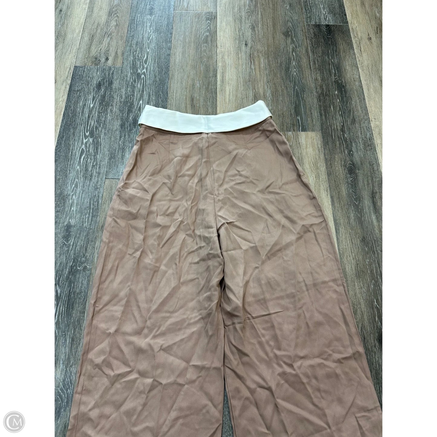 Pants Dress By The Noli Shop In Tan & White, Size: 8