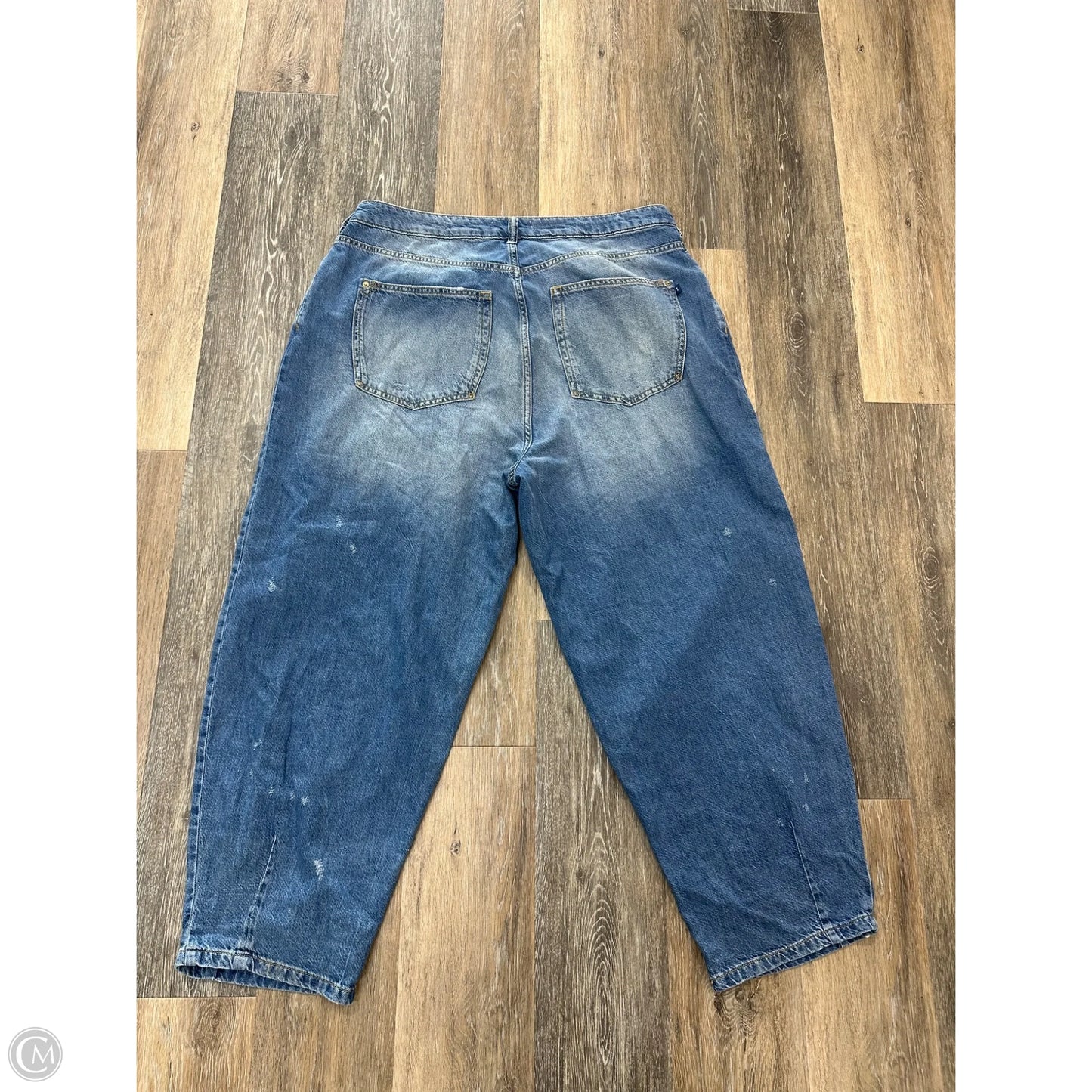 Jeans Wide Leg By Pilcro In Blue Denim, Size: 16