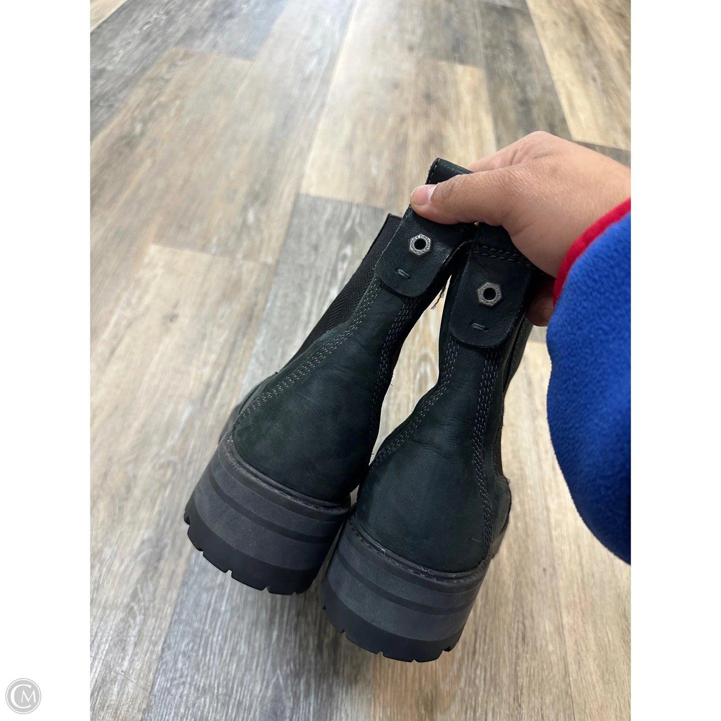 Boots Ankle Flats By Timberland In Black, Size: 9.5