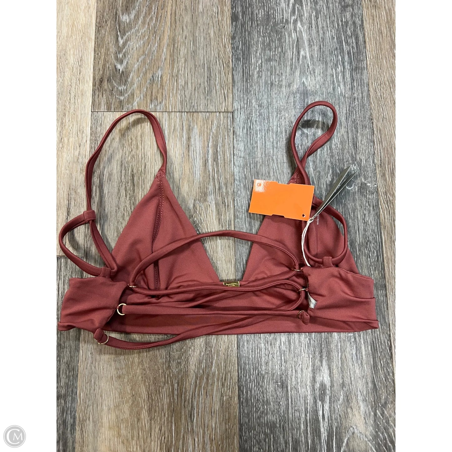 Swimsuit Top By Gooseberry SeasideIn Pink, Size: Xs