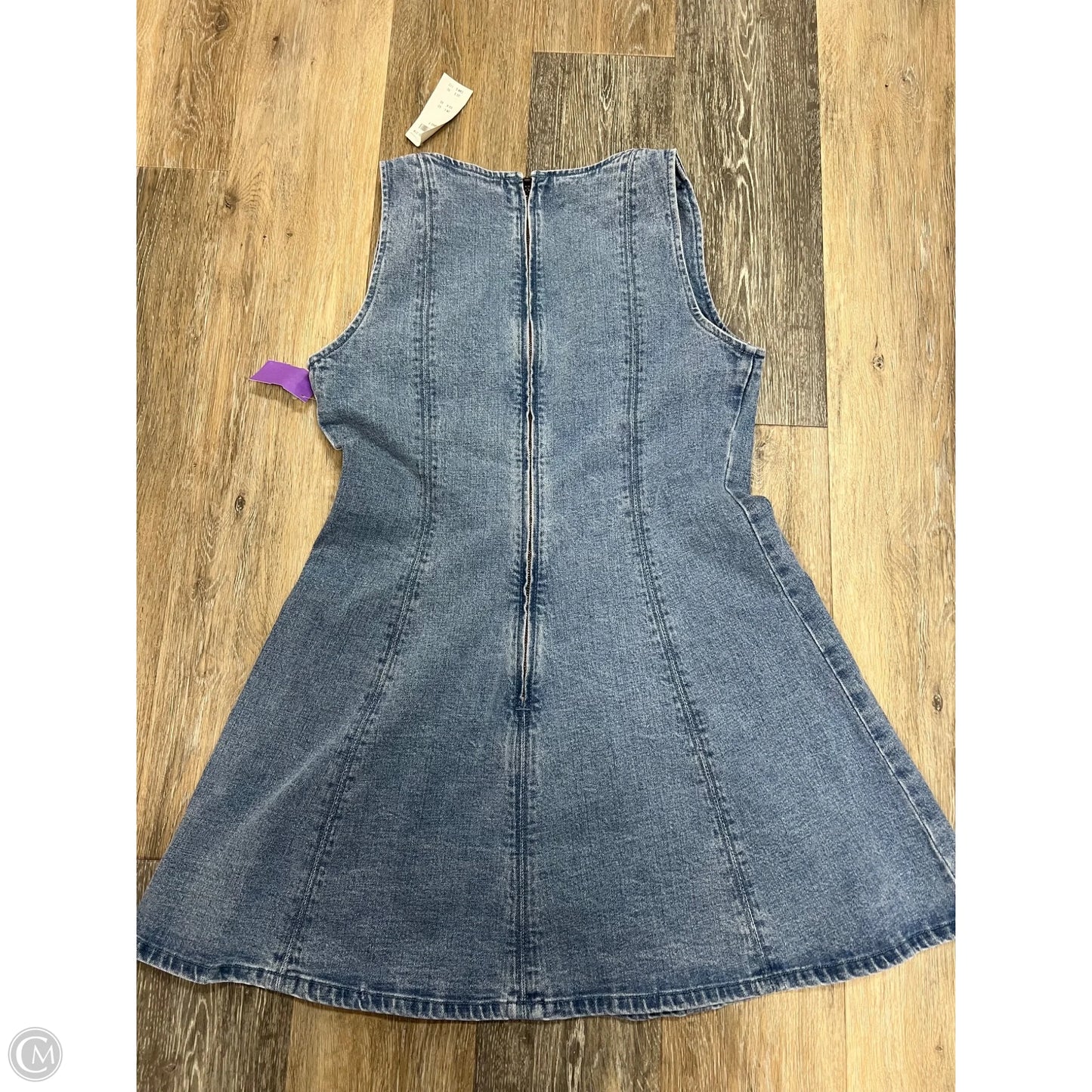 -Dress Casual Short By Abercrombie And Fitch In Blue Denim, Size: Lp