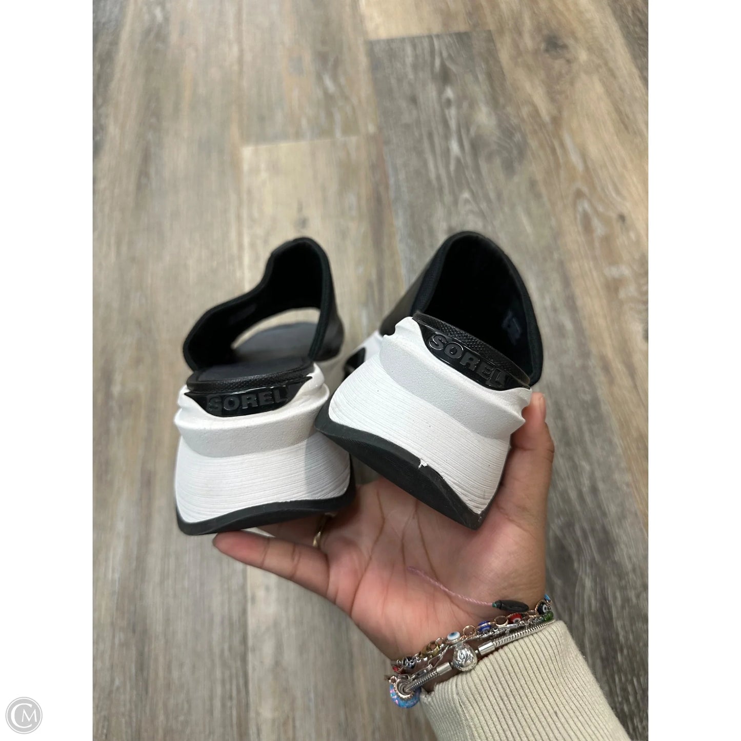 Sandals Heels Platform By Sorel In Black, Size: 10