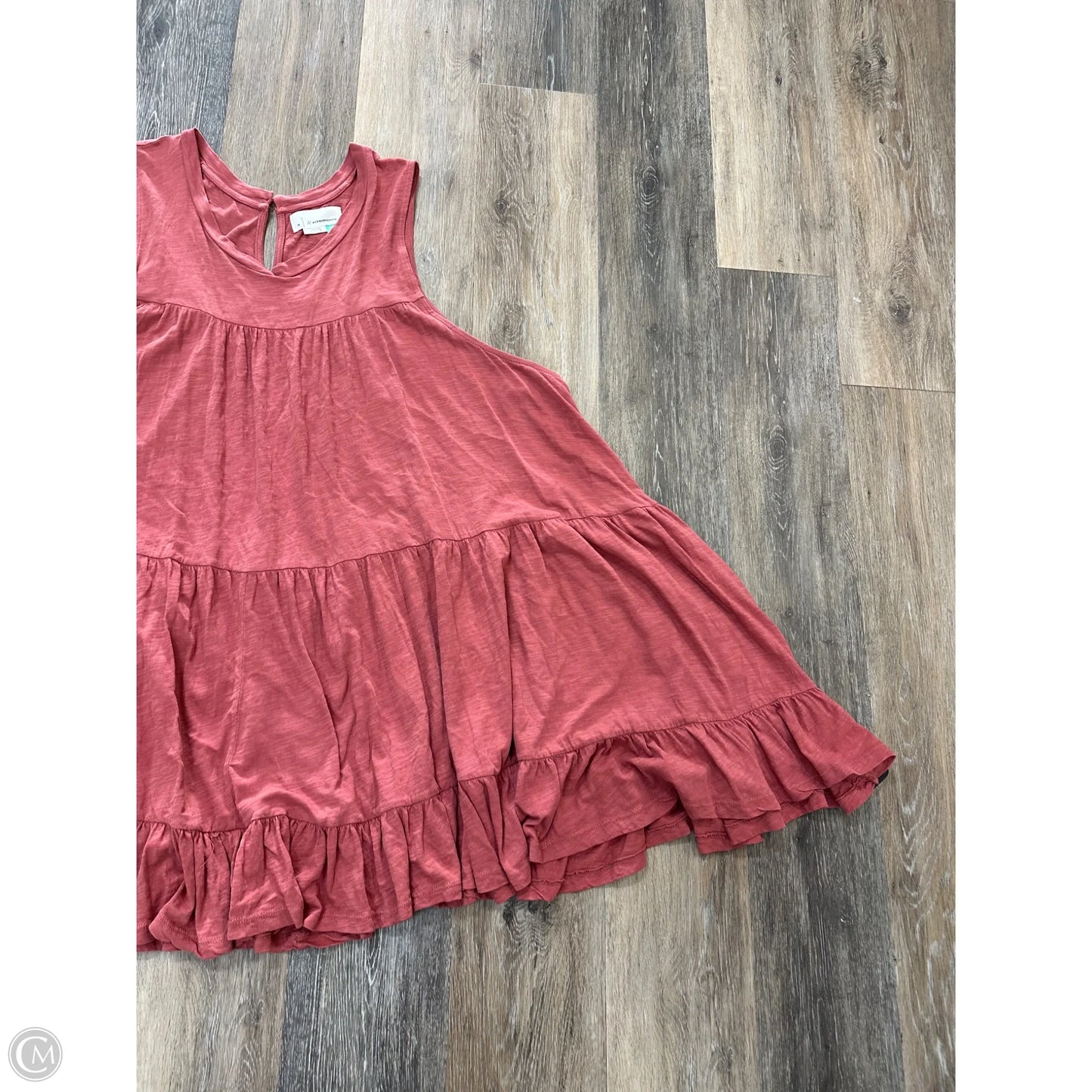 Top Sleeveless By Anthropologie In Pink, Size: 3x