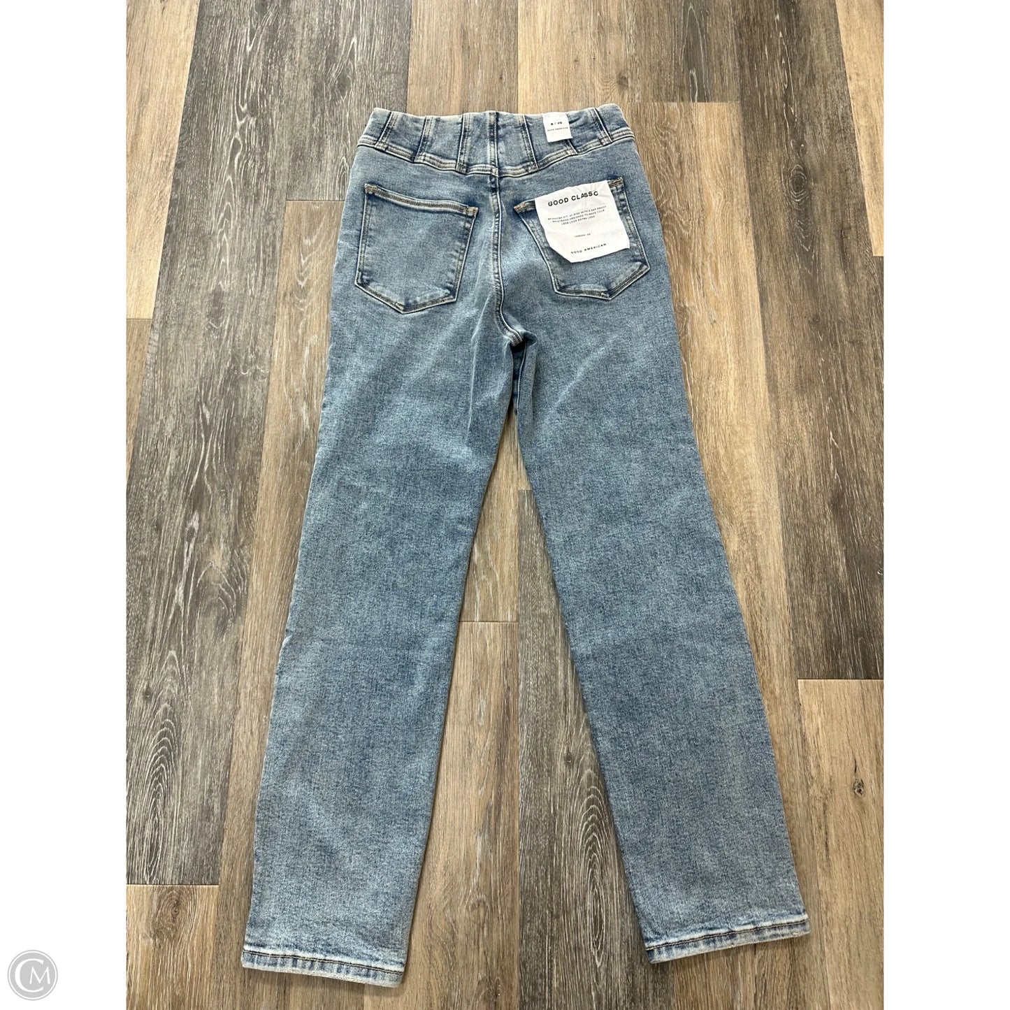 Jeans Straight By Good American In Blue Denim, Size: 8/29