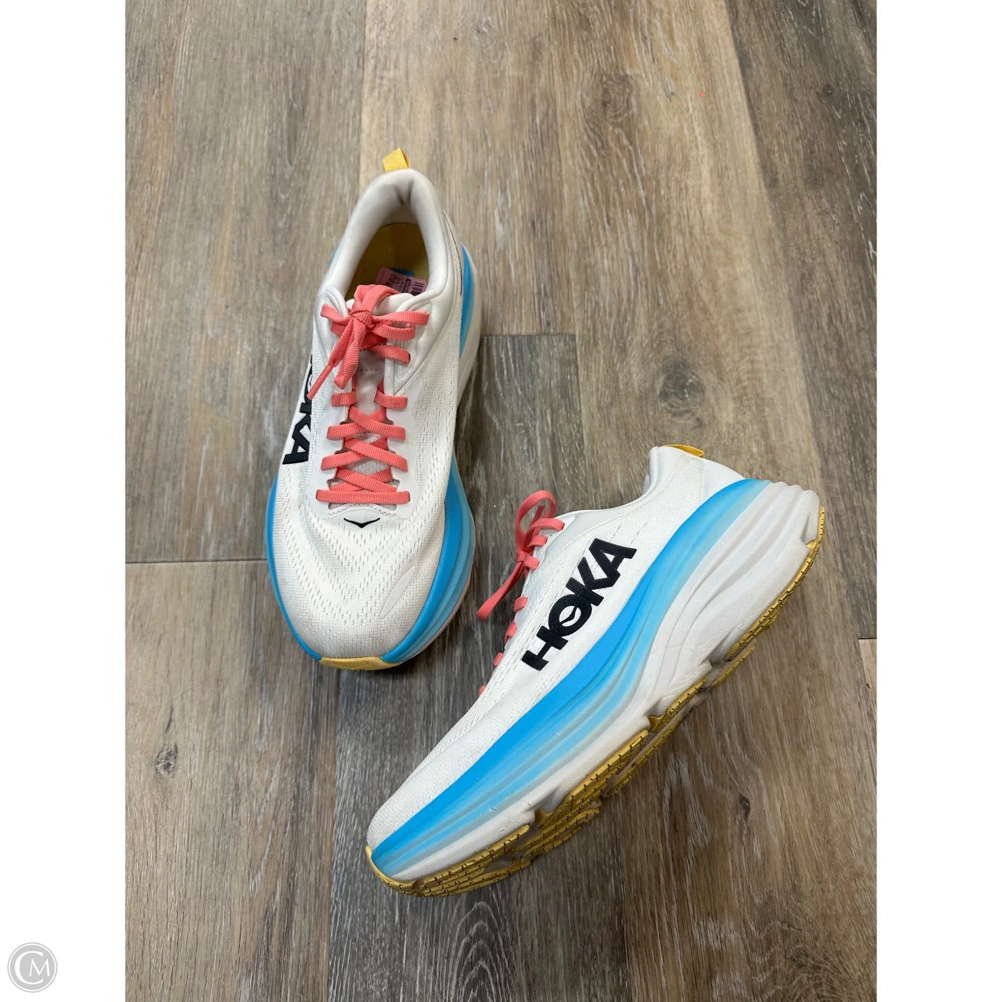 Shoes Athletic By Hoka In Multi-colored, Size: 8.5
