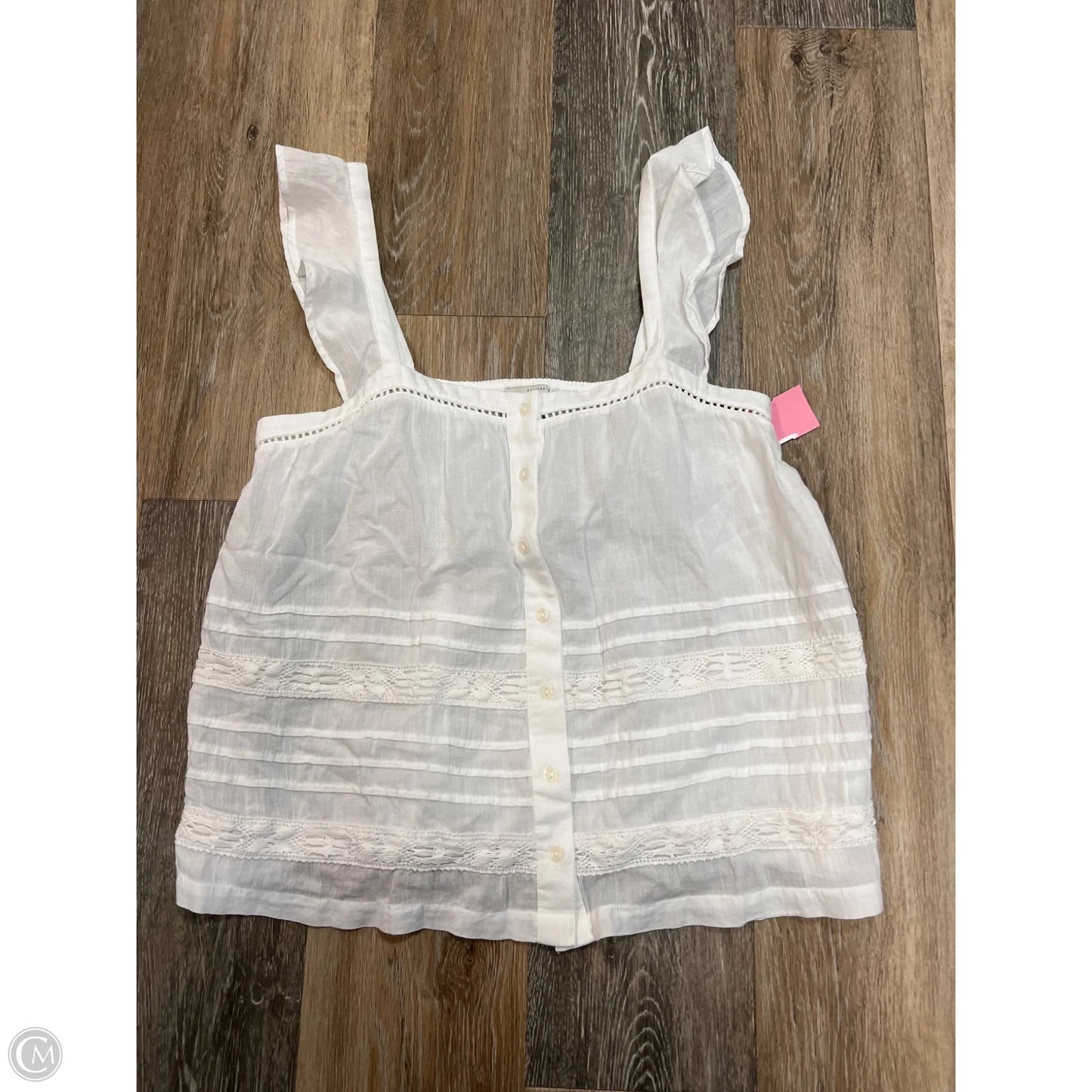 Tank Top By Lucky Brand In White, Size: S