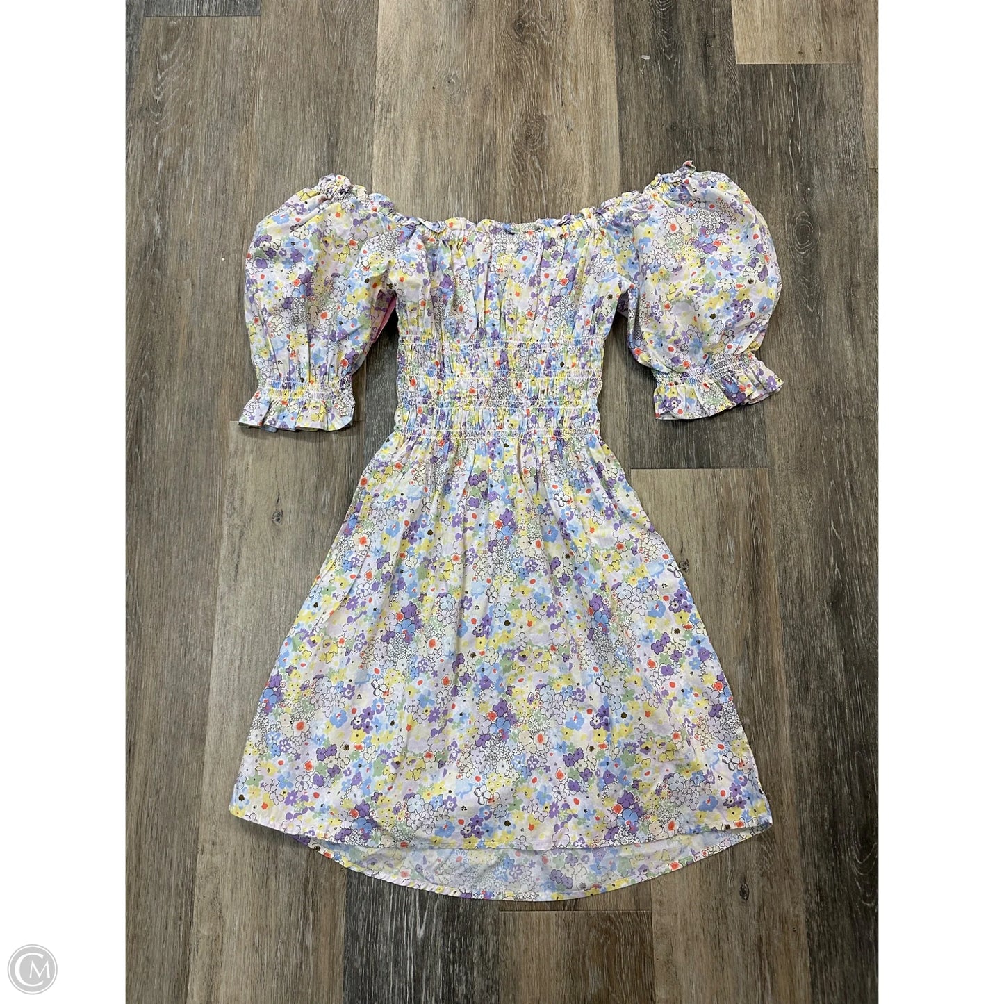 Dress Casual Midi By Levis In Floral Print, Size: Xs