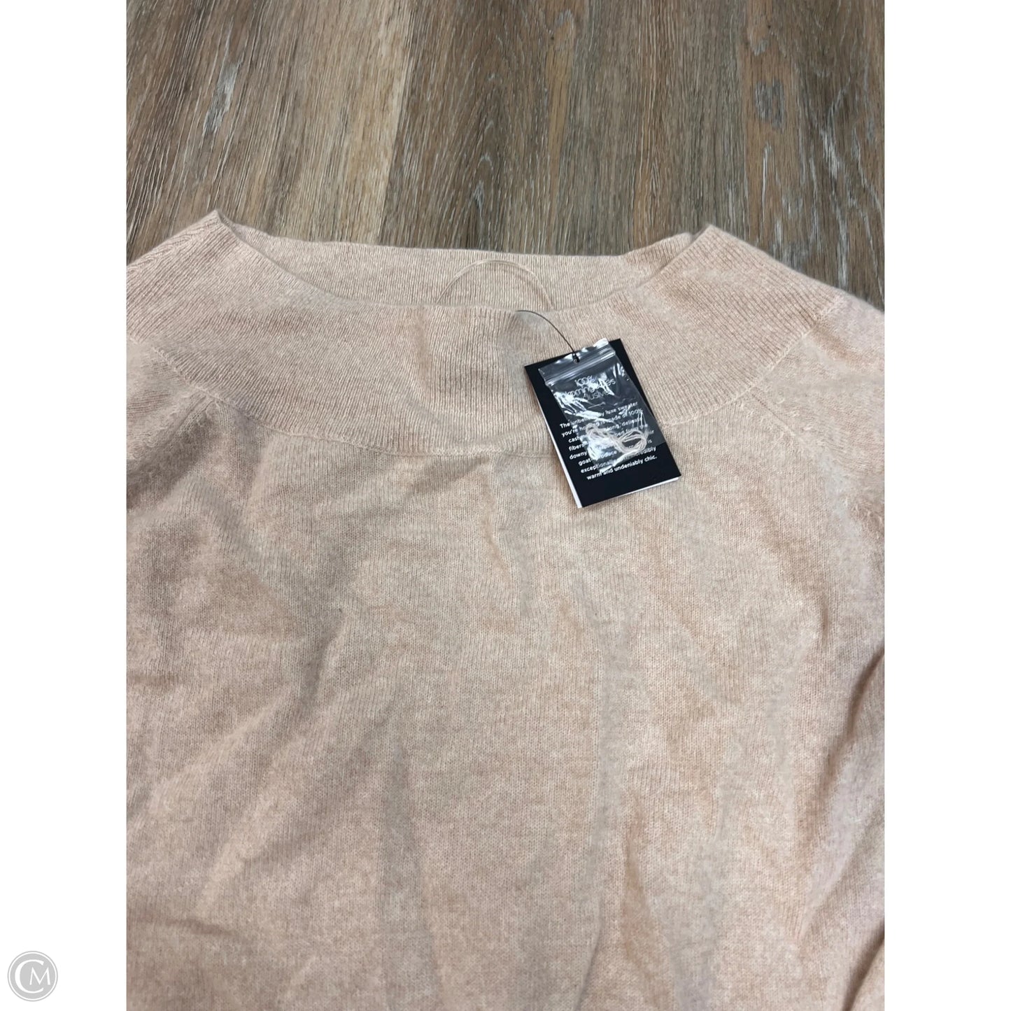 Sweater Cashmere By Bloomingdales In Tan, Size: L