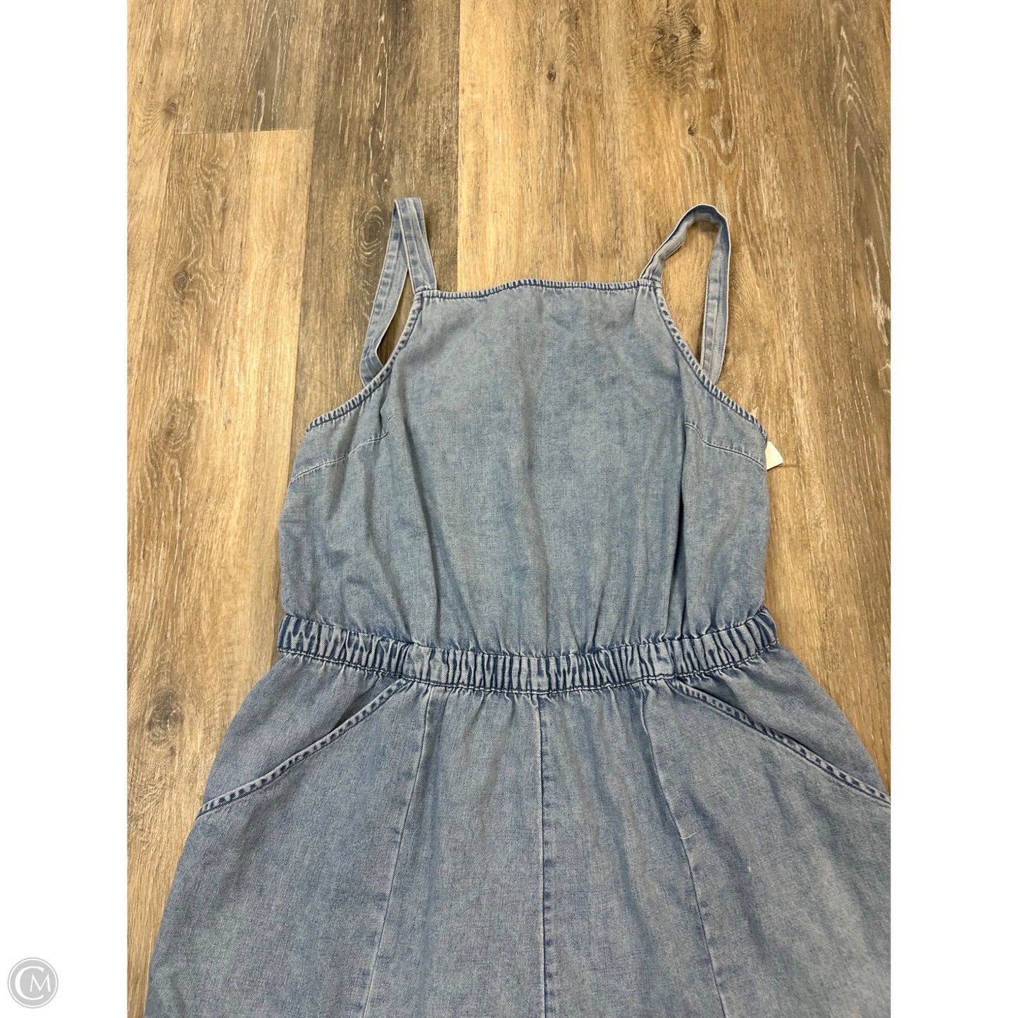 Romper By American Eagle In Blue Denim, Size: Xl
