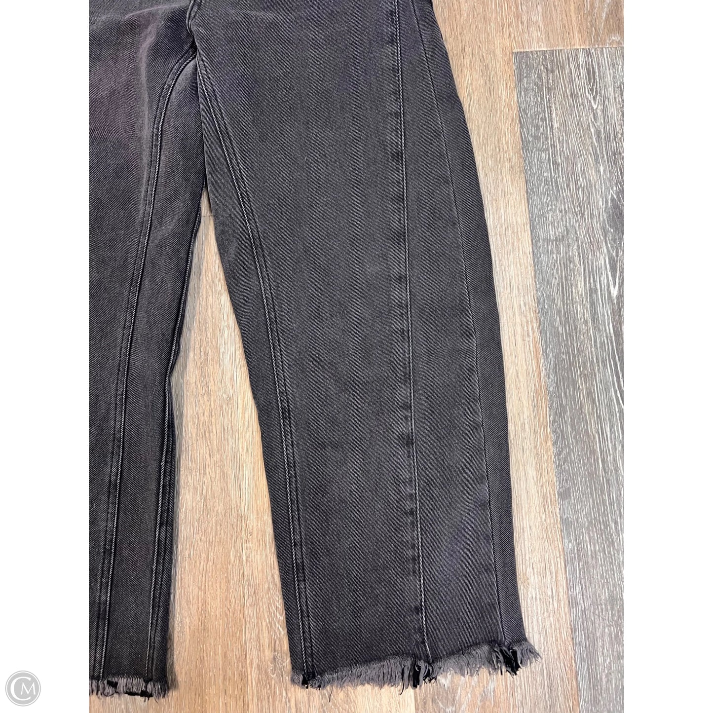 Jeans Wide Leg By We The Free In Black Denim, Size: 4