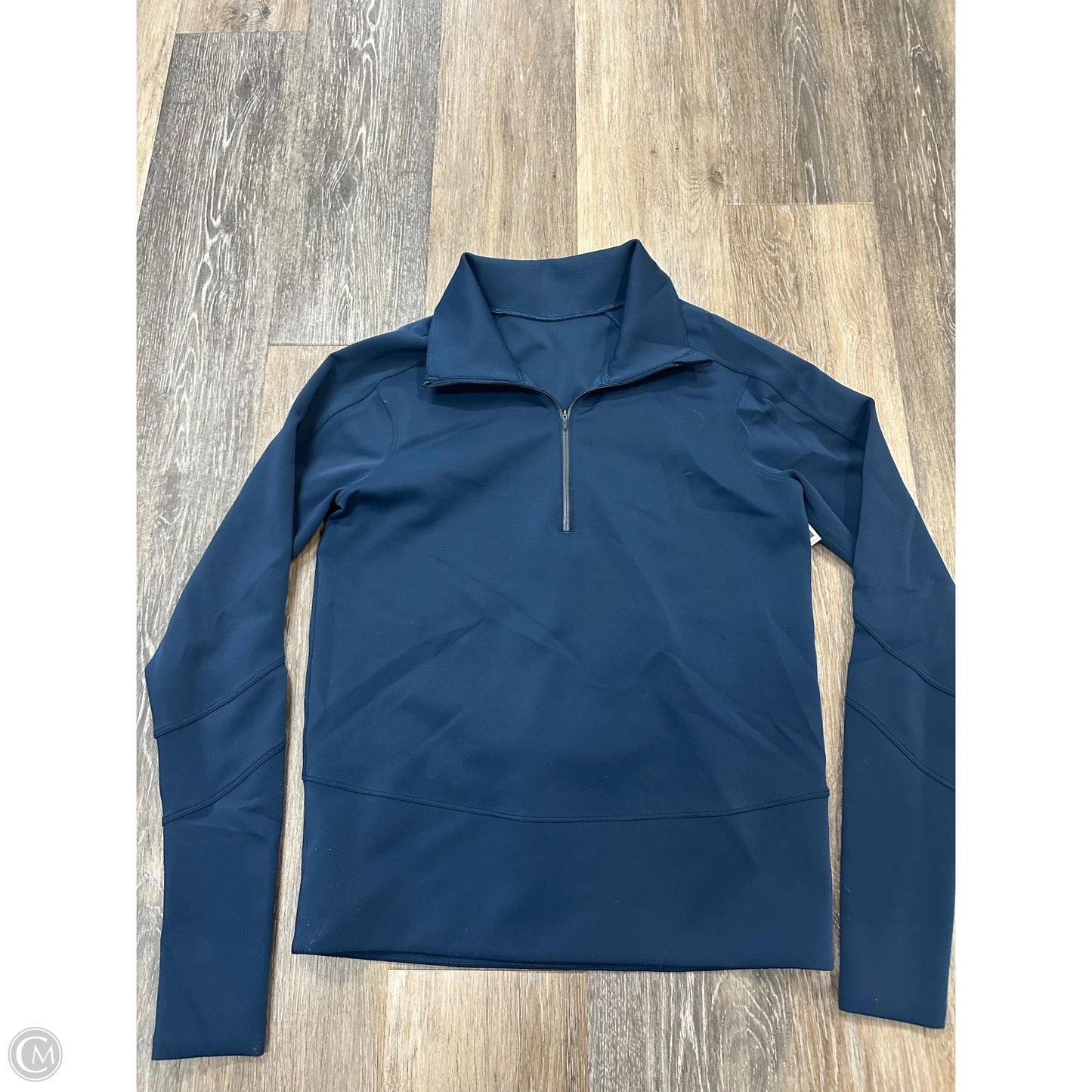 Athletic Sweatshirt Collar By Lululemon In Navy, Size: S