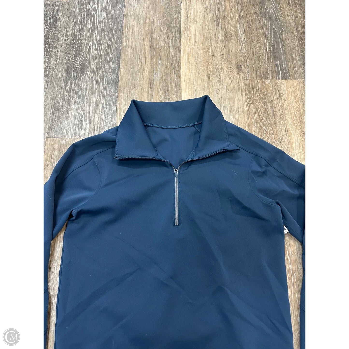 Athletic Sweatshirt Collar By Lululemon In Navy, Size: S