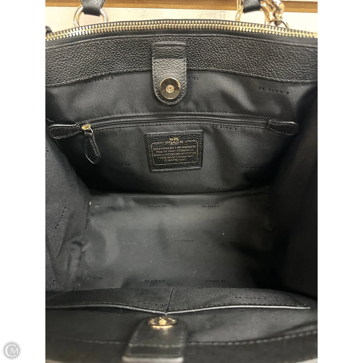 Handbag Designer By Coach, Size: Medium