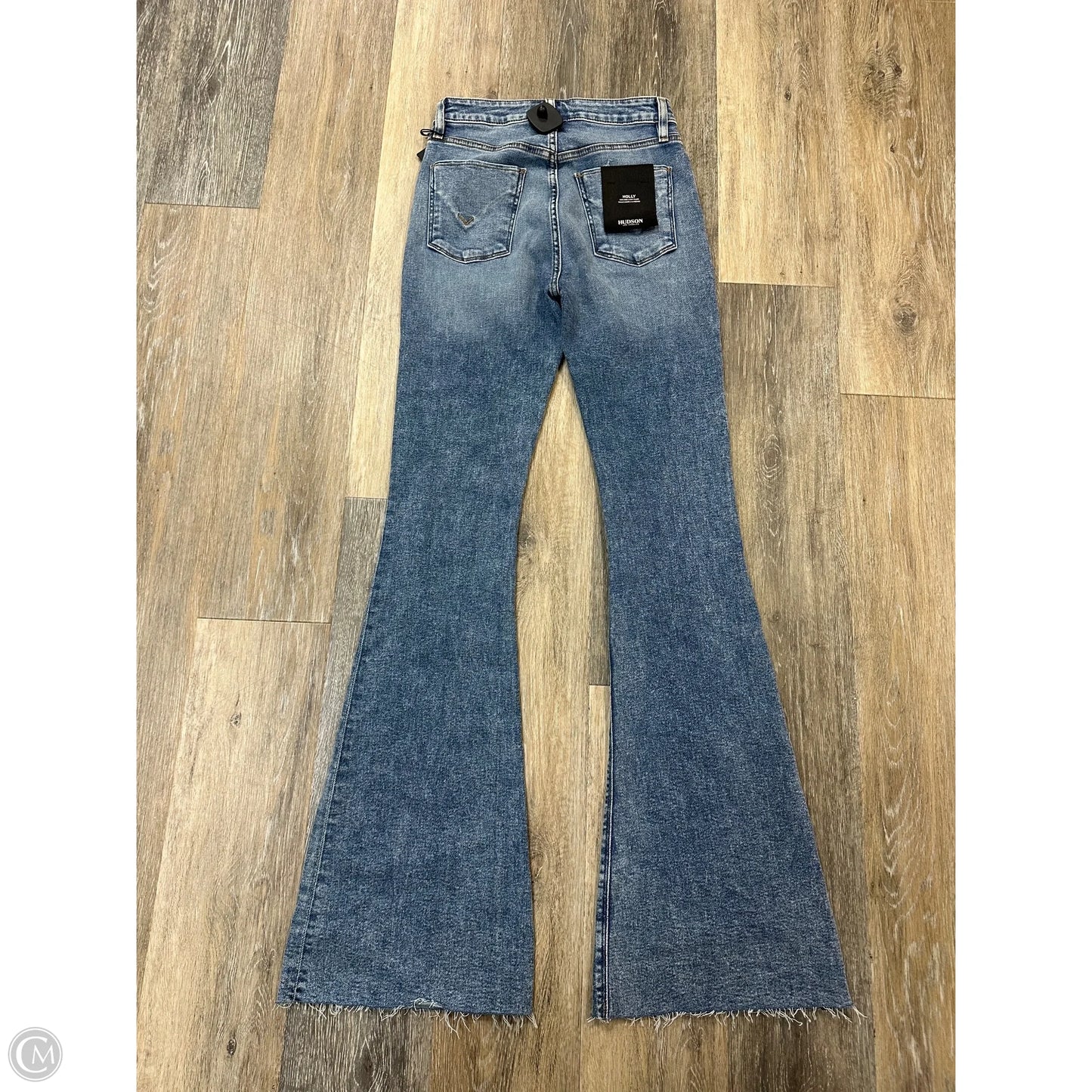 Jeans Boot Cut By Hudson In Blue Denim, Size: 0