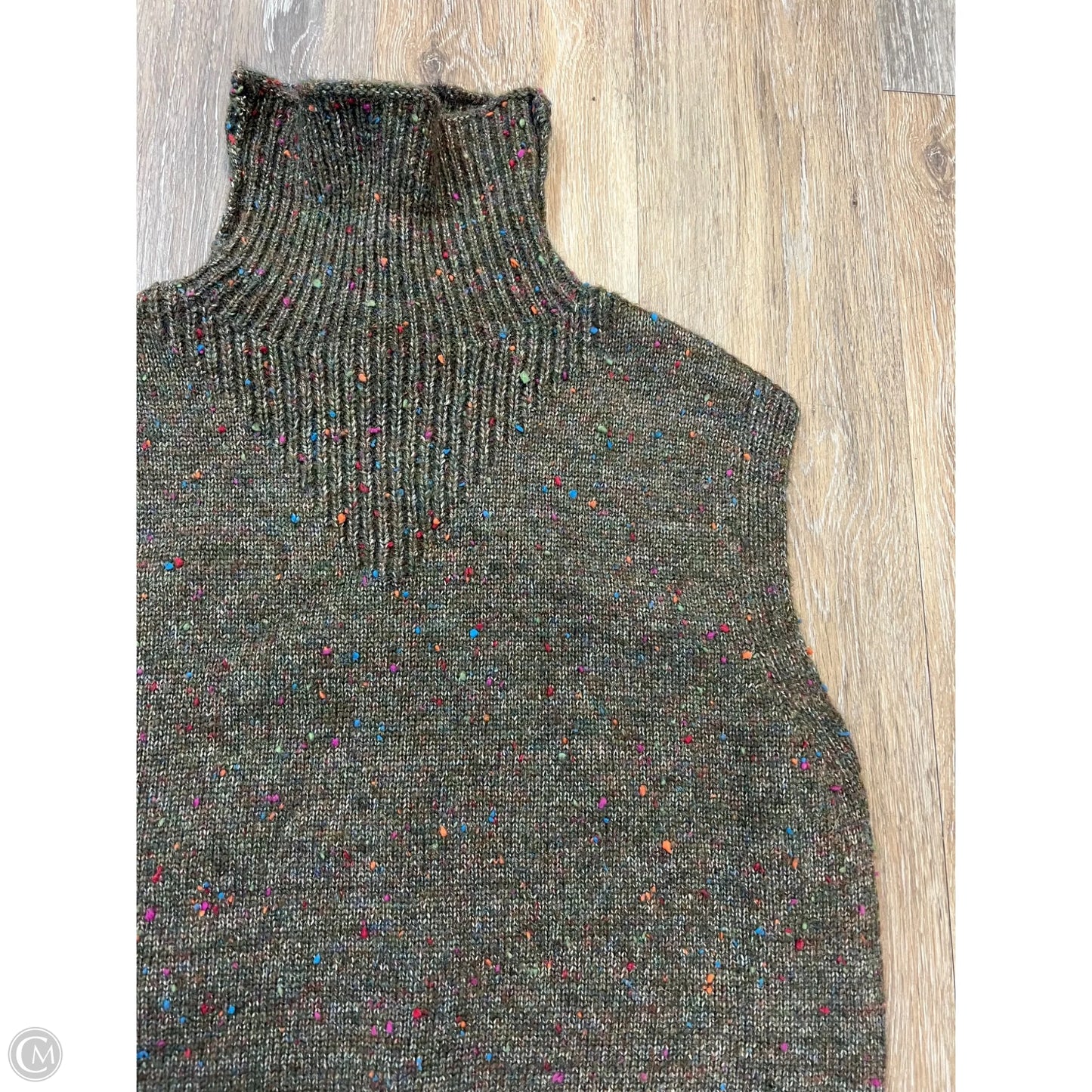 Sweater Short Sleeve By Leela & Lavender In Brown, Size: L