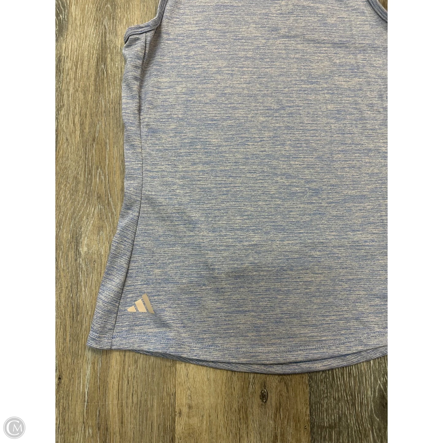Athletic Tank Top By Adidas In Blue, Size: S