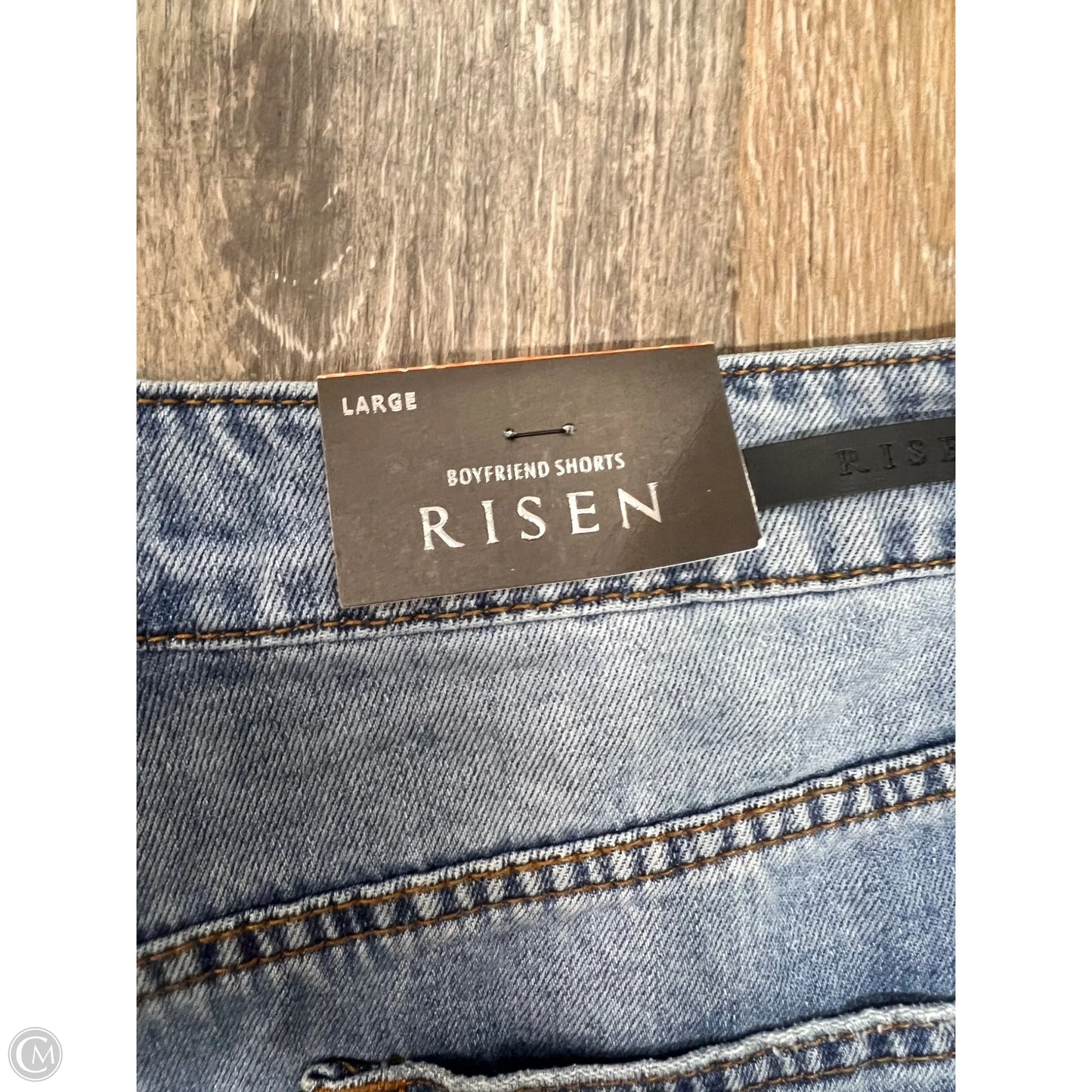 Shorts By Risen In Blue Denim, Size: L