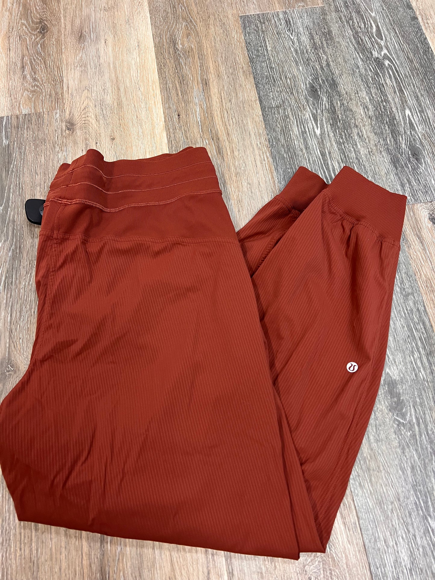 Athletic Pants By Lululemon In Rust, Size: 16