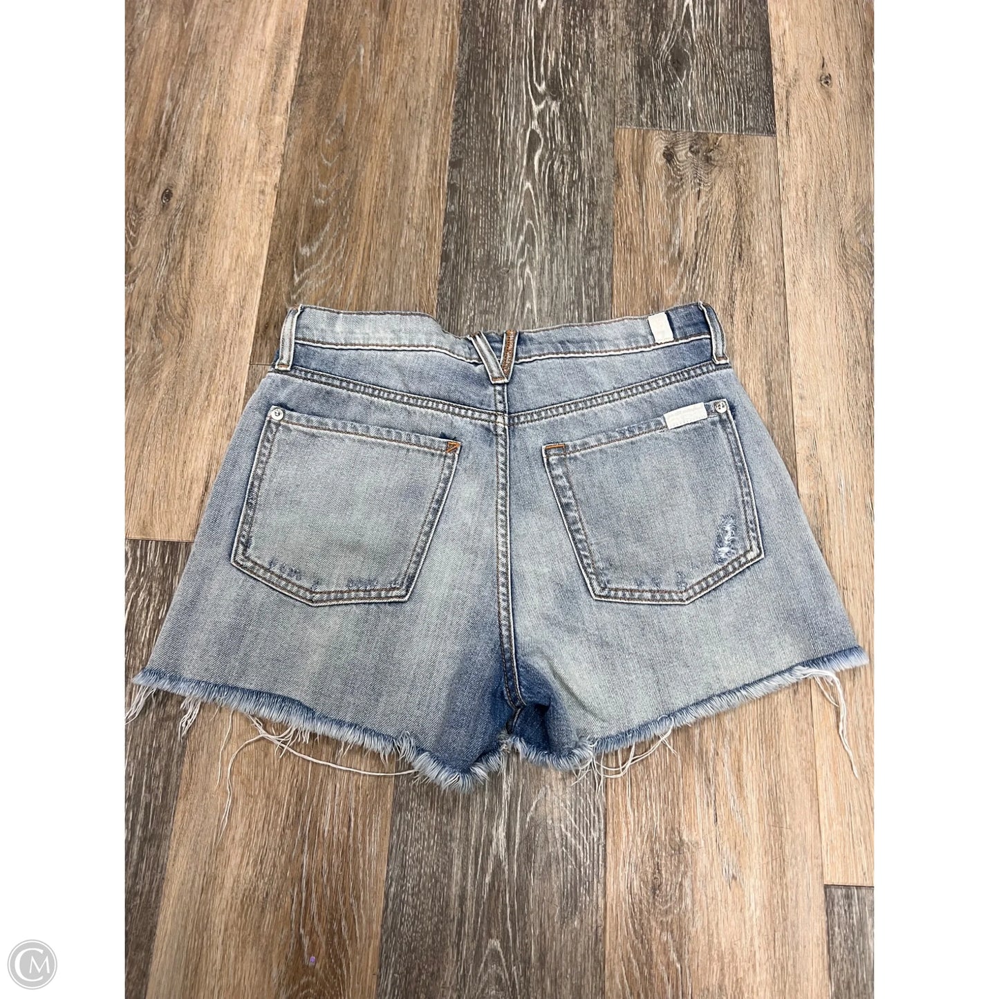 Shorts By 7 For All Mankind In Blue Denim, Size: 2/26