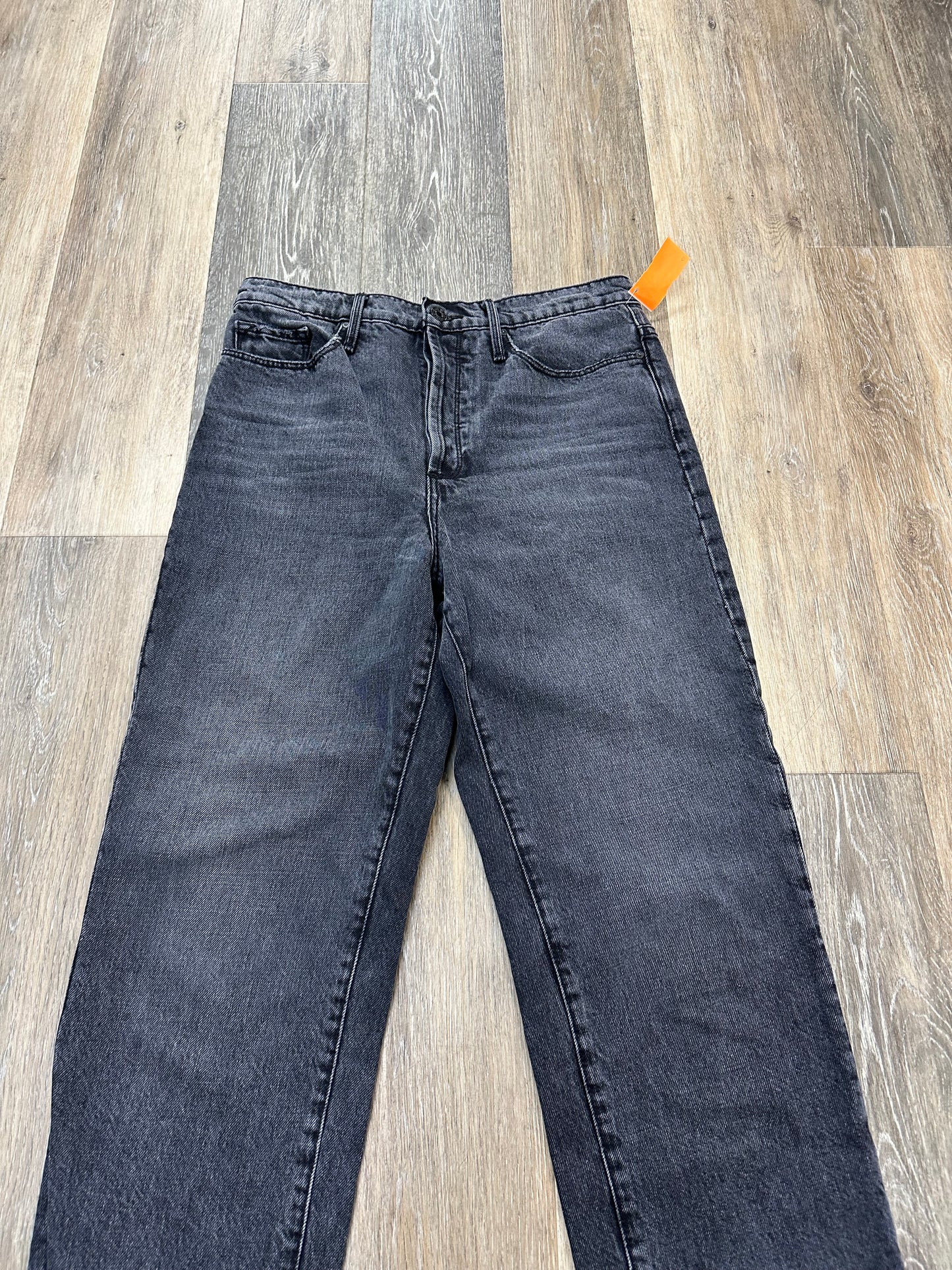 Jeans Straight By Black Orchid In Black Denim, Size: 4