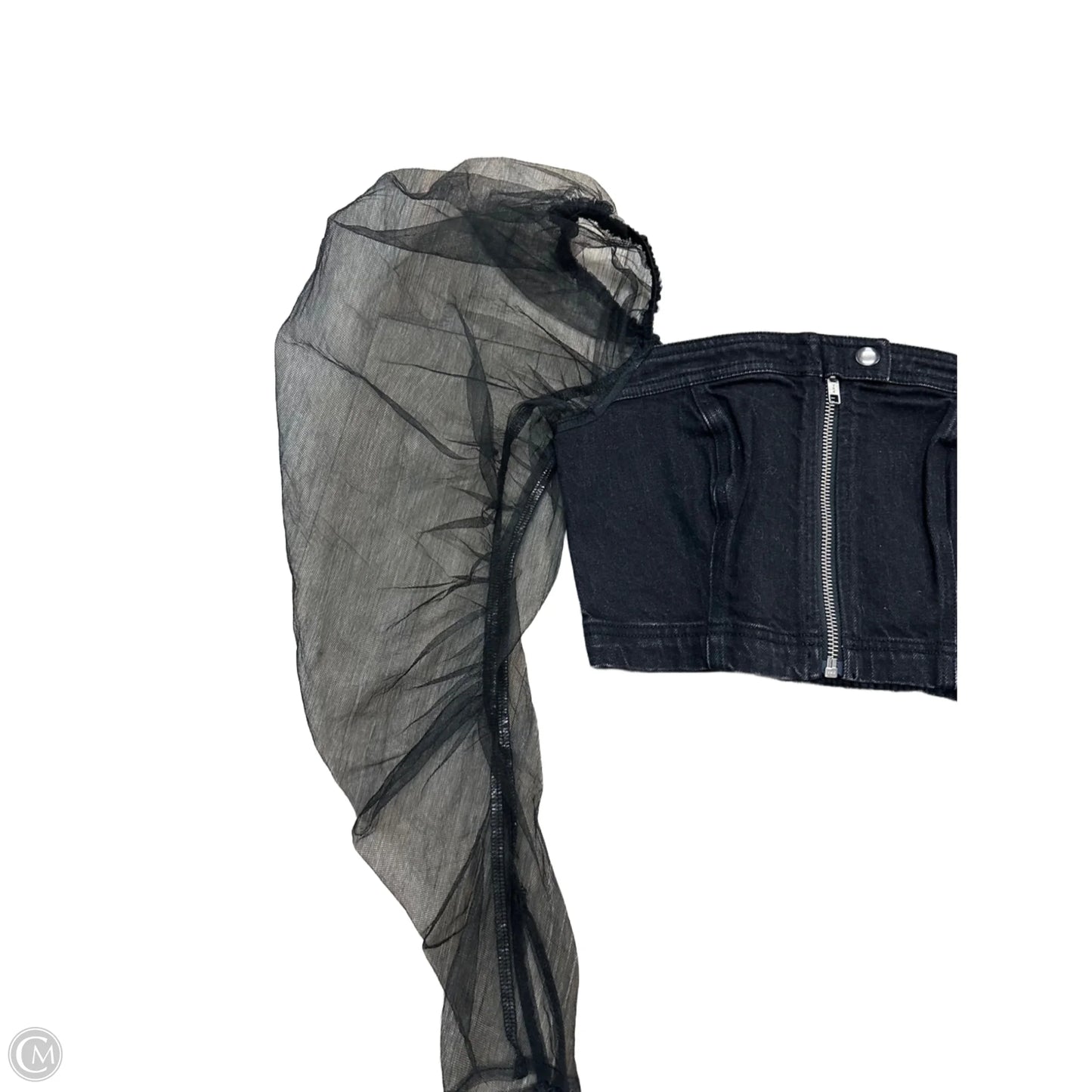 Blouse Long Sleeve By Pilcro In Black, Size: Xxs