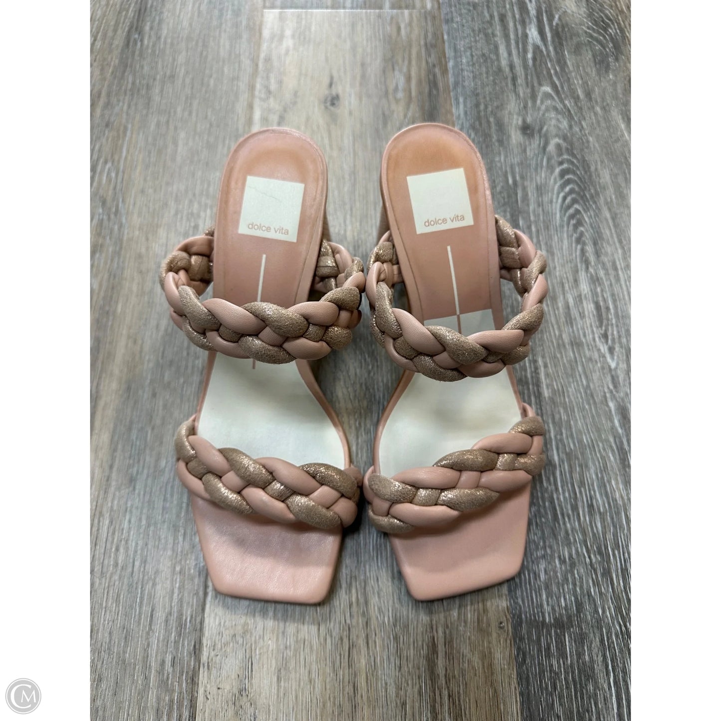 Sandals Heels Block By Dolce Vita In Pink, Size: 7.5
