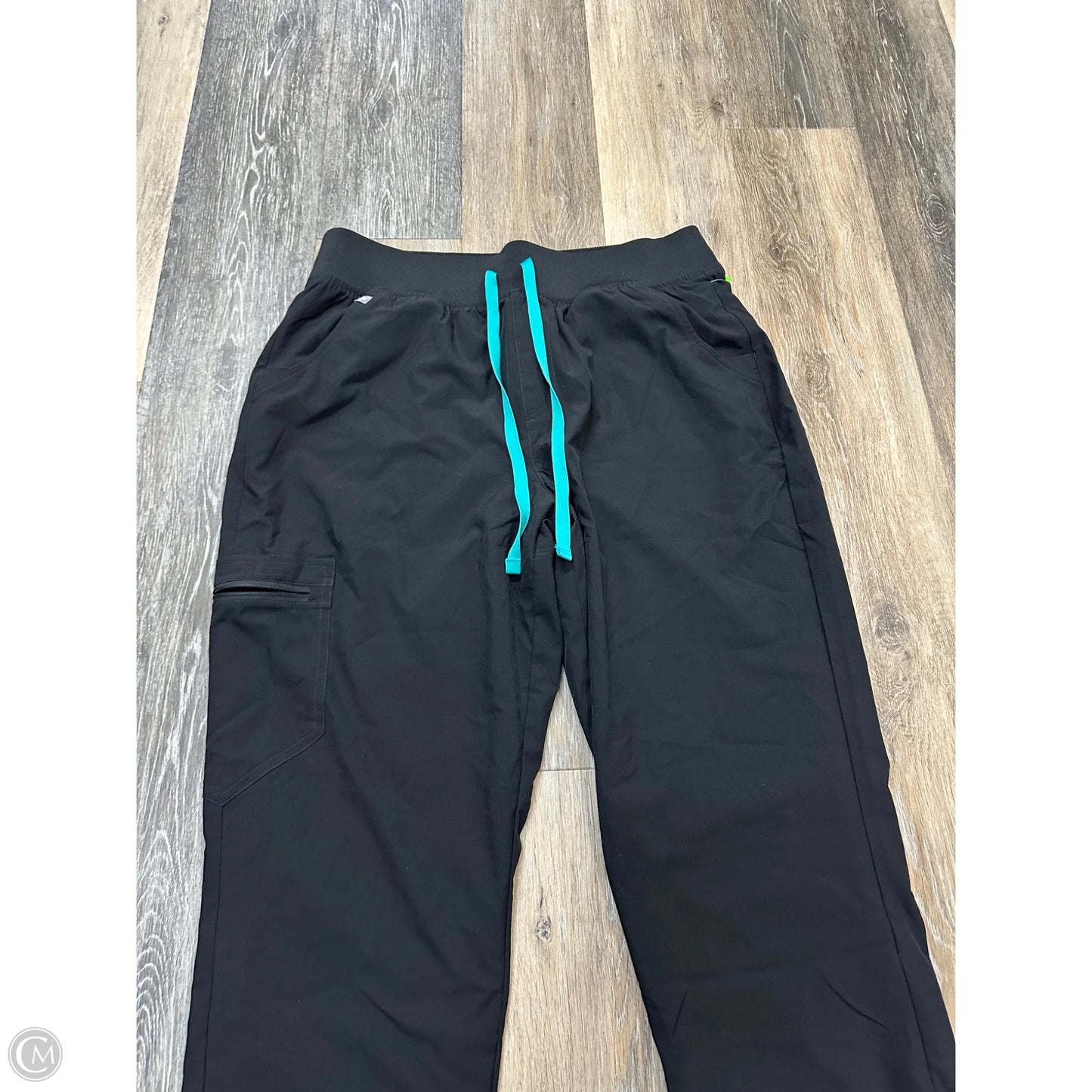 Athletic Pants By Figs In Black, Size: L