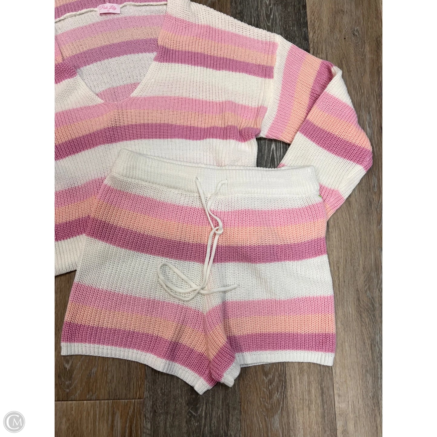 Shorts Set By Pink Lily In Pink, Size: S