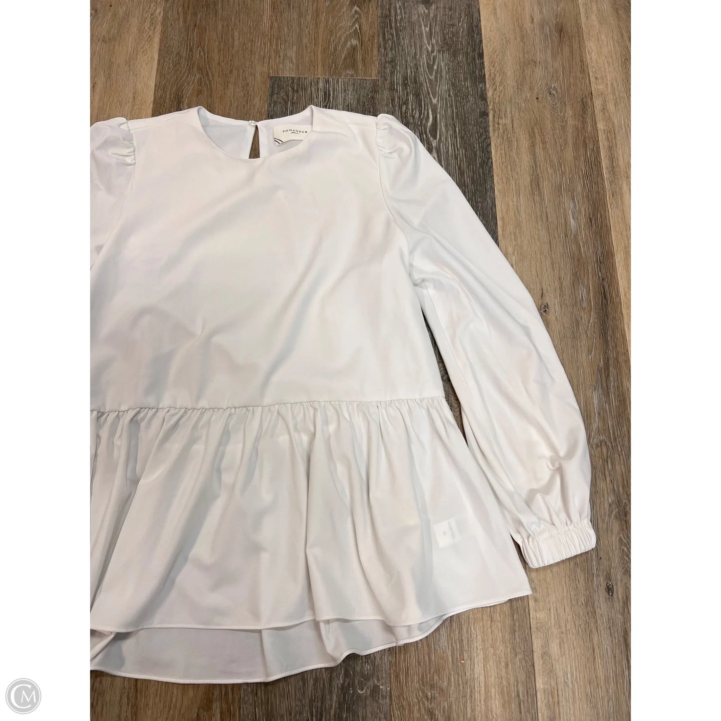 Blouse Long Sleeve By Pomander Place Tuckernuck In White, Size: Xs