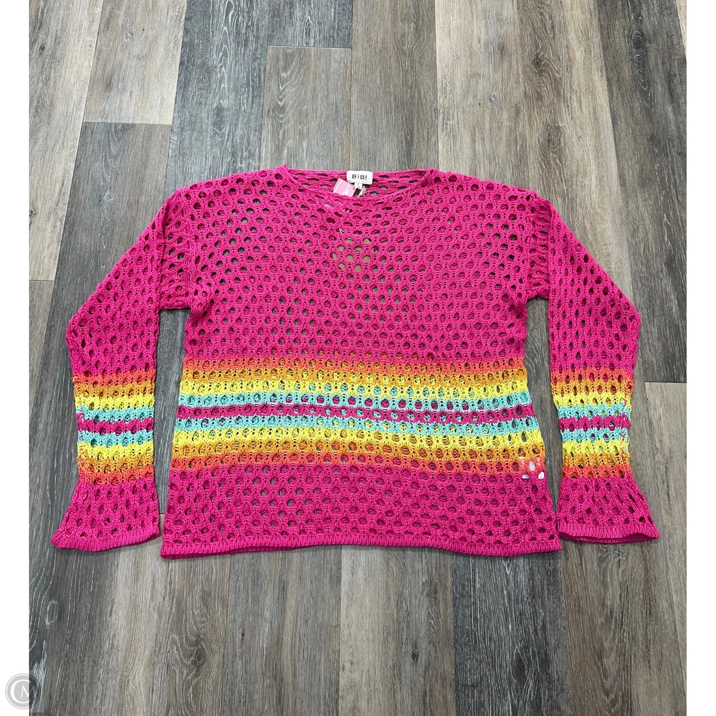 Sweater By Bibi In Pink, Size: L