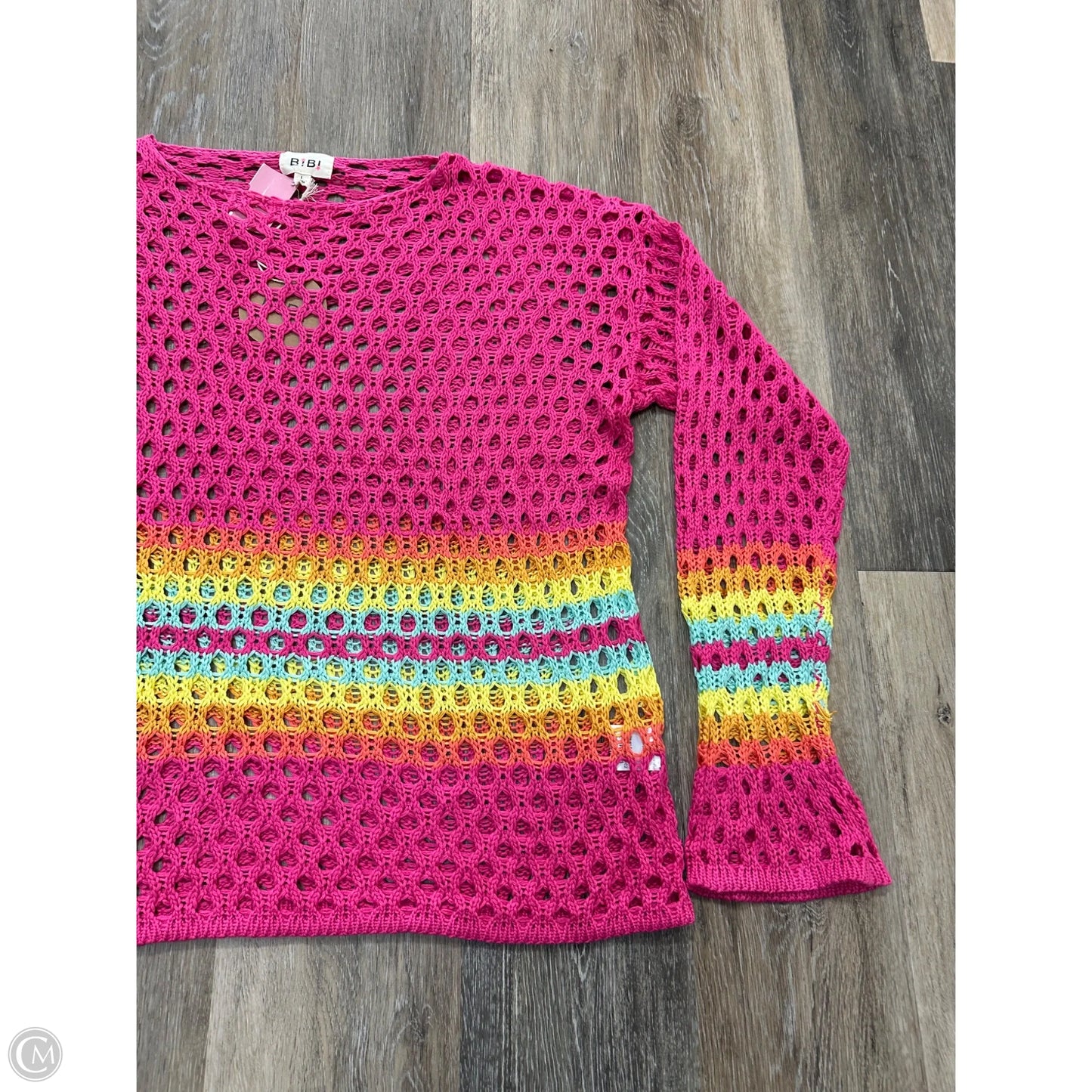 Sweater By Bibi In Pink, Size: L