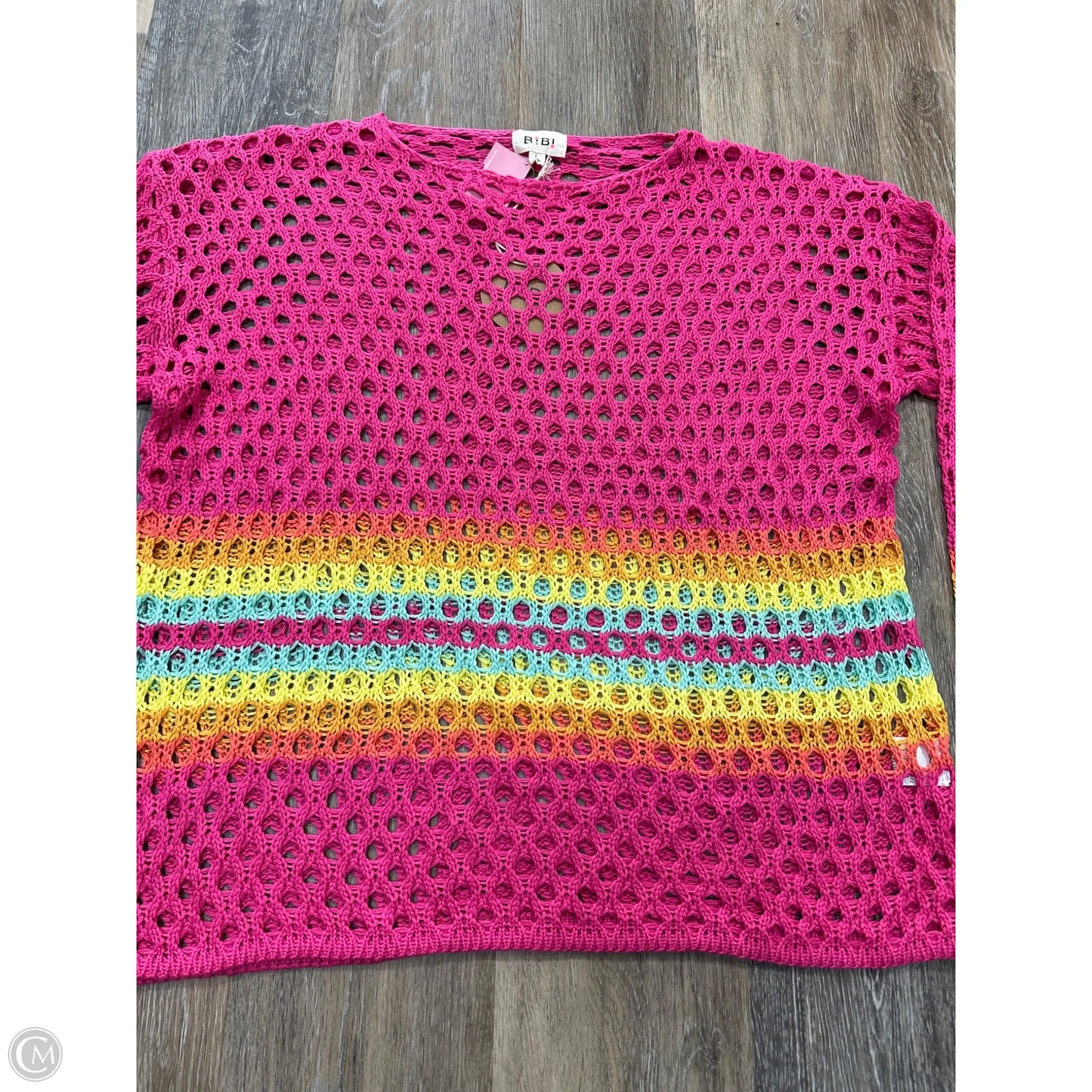 Sweater By Bibi In Pink, Size: L