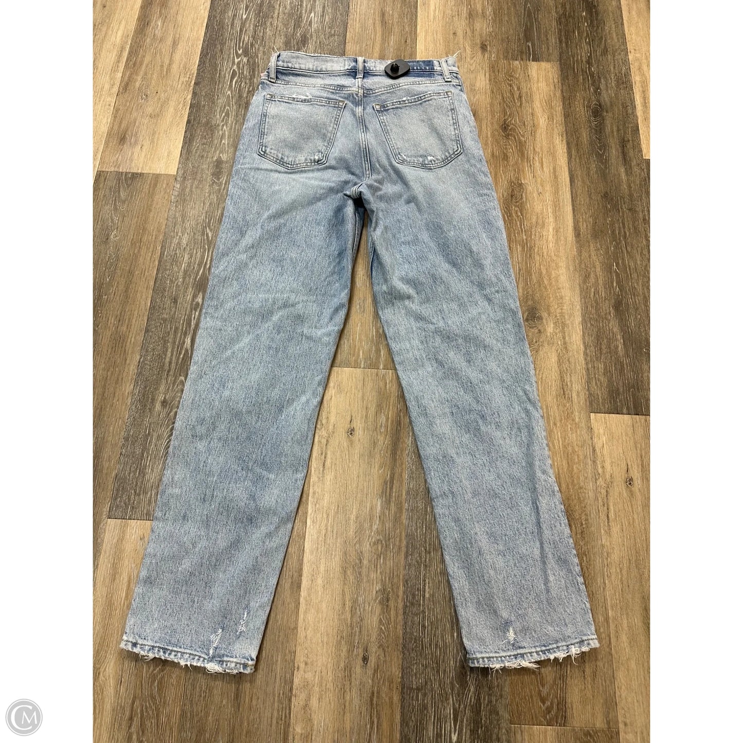 Jeans Straight By Abercrombie And Fitch In Blue Denim, Size: 10L