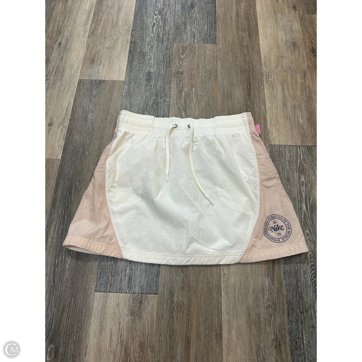 Athletic Skirt By Nike Apparel In Cream, Size: L