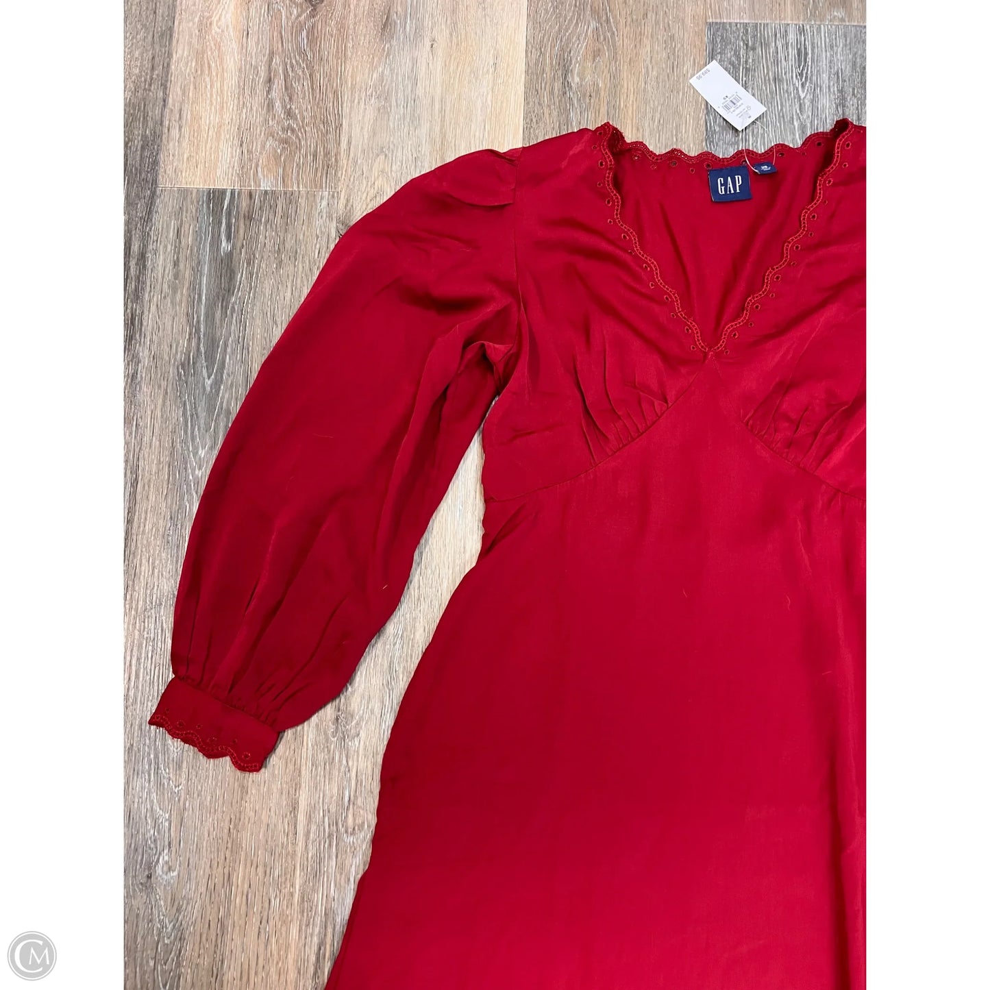 Dress Casual Maxi By Gap In Red, Size: Xs