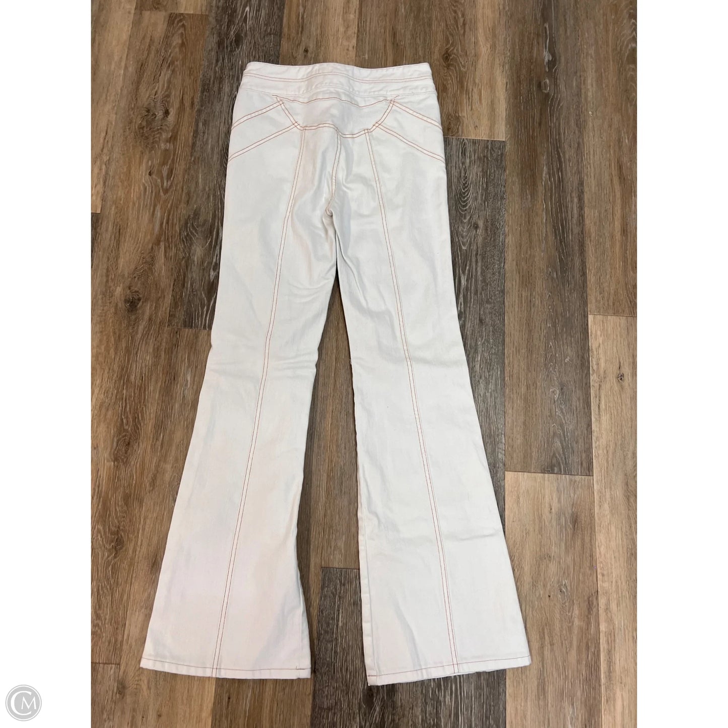 Jeans Designer By Veronica Beard In White Denim, Size: 4/27