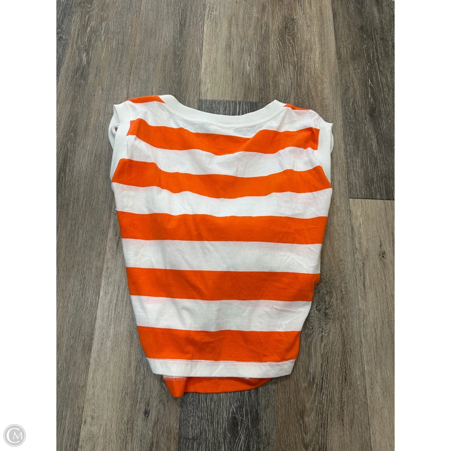 Top Sleeveless By Maeve In Striped Pattern, Size: S