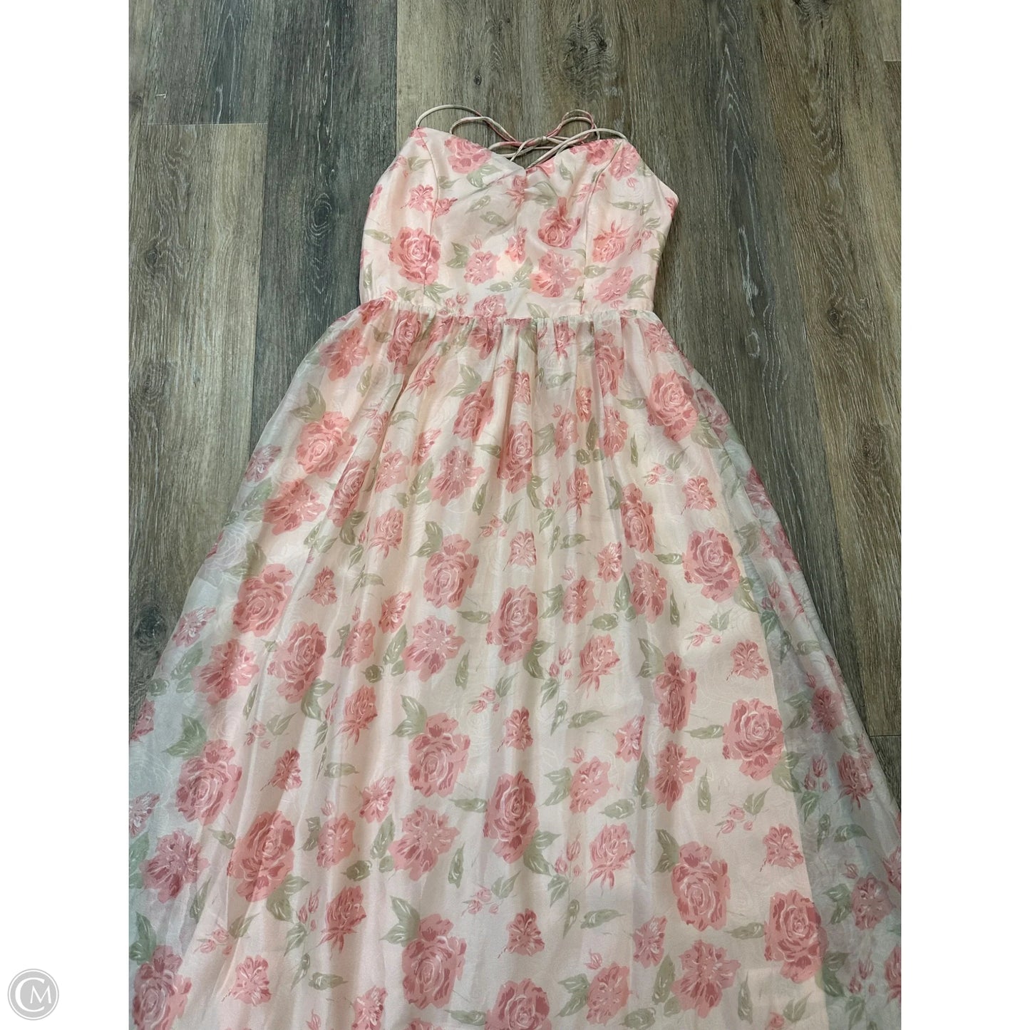 Dress Party Long By Storia In Pink, Size: M