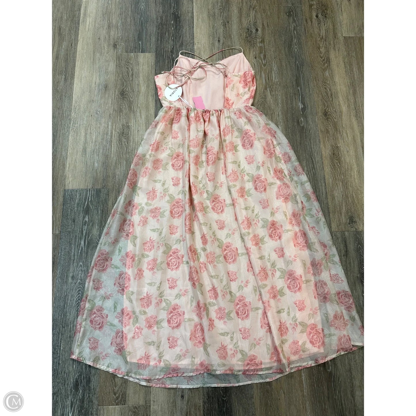 Dress Party Long By Storia In Pink, Size: M
