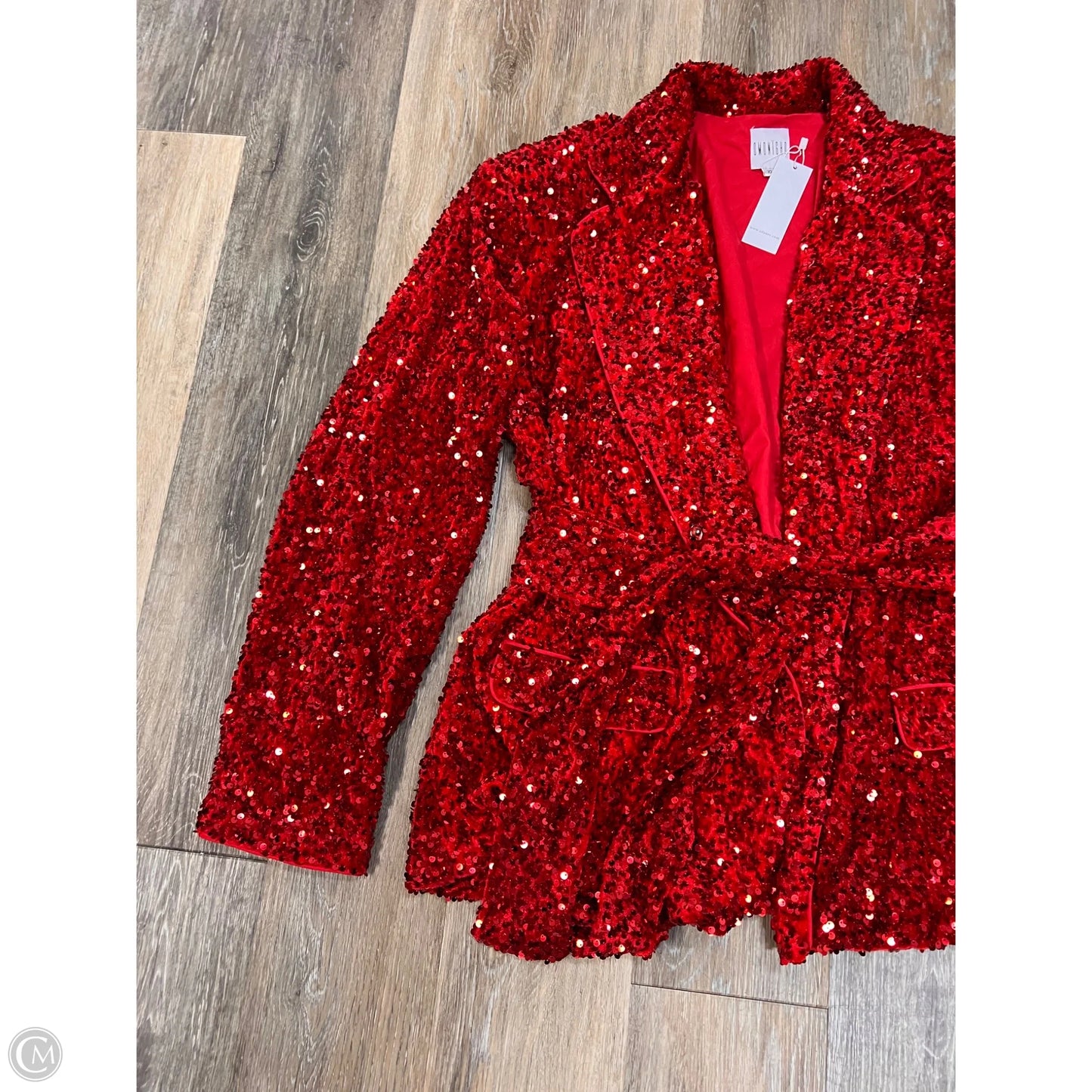 Blazer By Omonigho In Red, Size: Xl