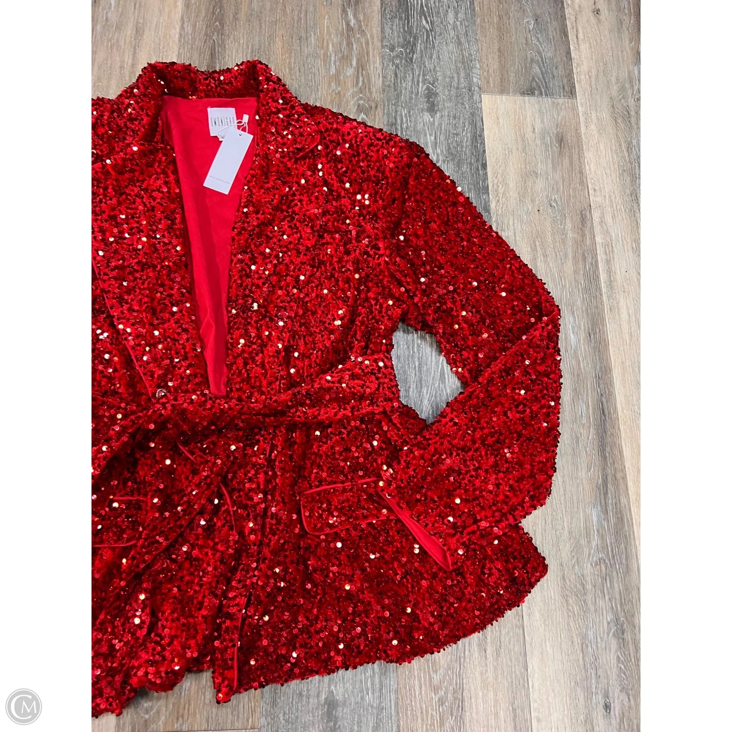 Blazer By Omonigho In Red, Size: Xl