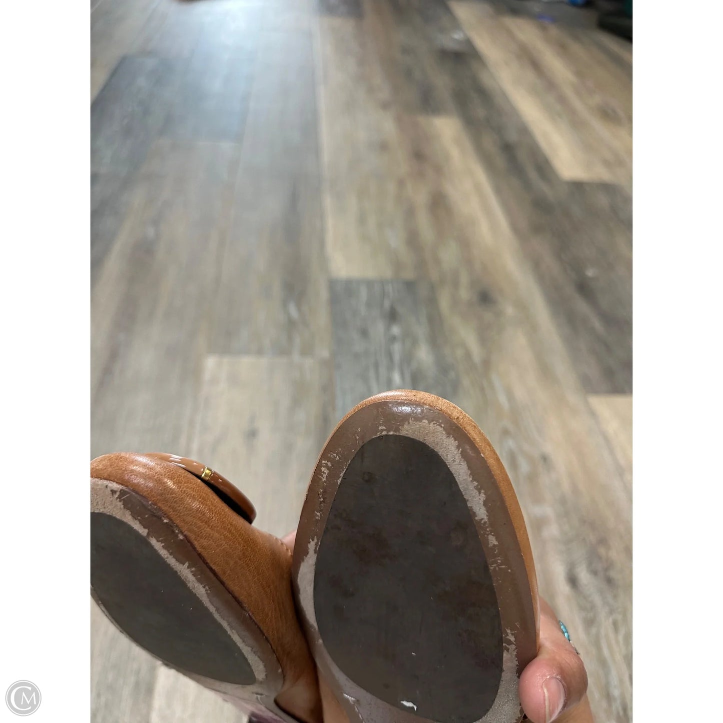 Shoes Designer By Tory Burch In Tan, Size: 10