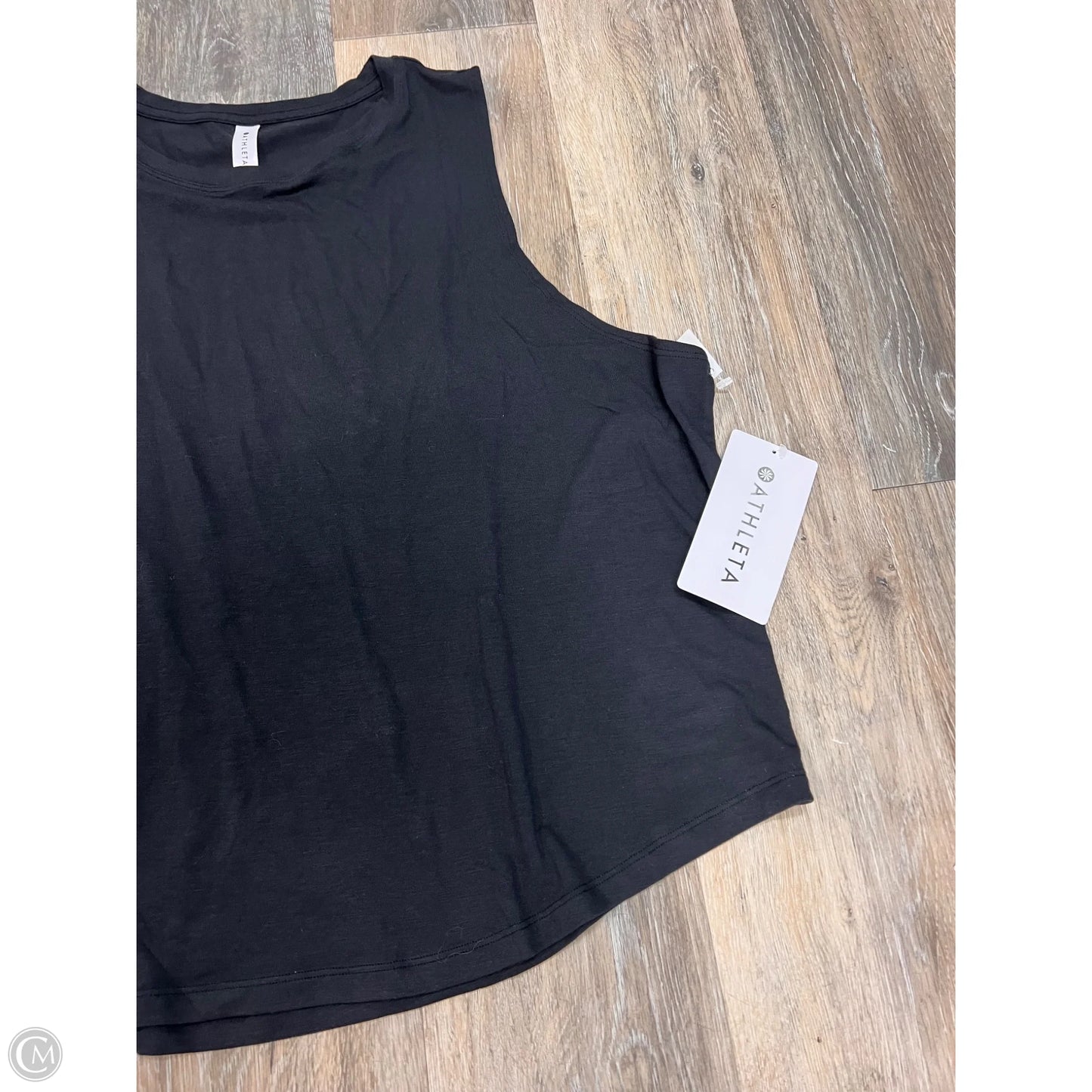 Athletic Tank Top By Athleta In Black, Size: 1x