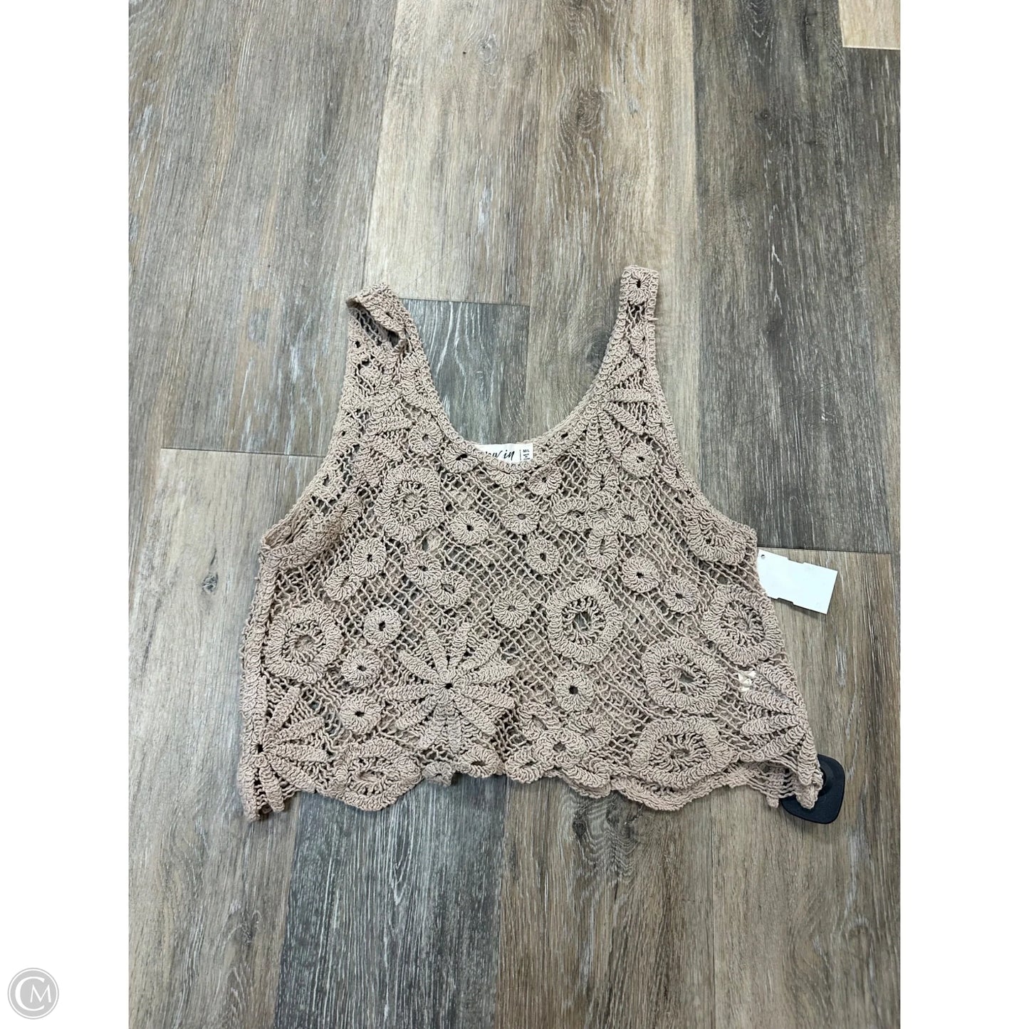 Tank Top By New In In Brown, Size: M